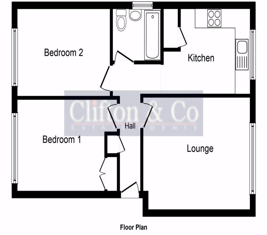 Flat 2, Granville Court, Harvel Crescent, Abbey Wood floorplan