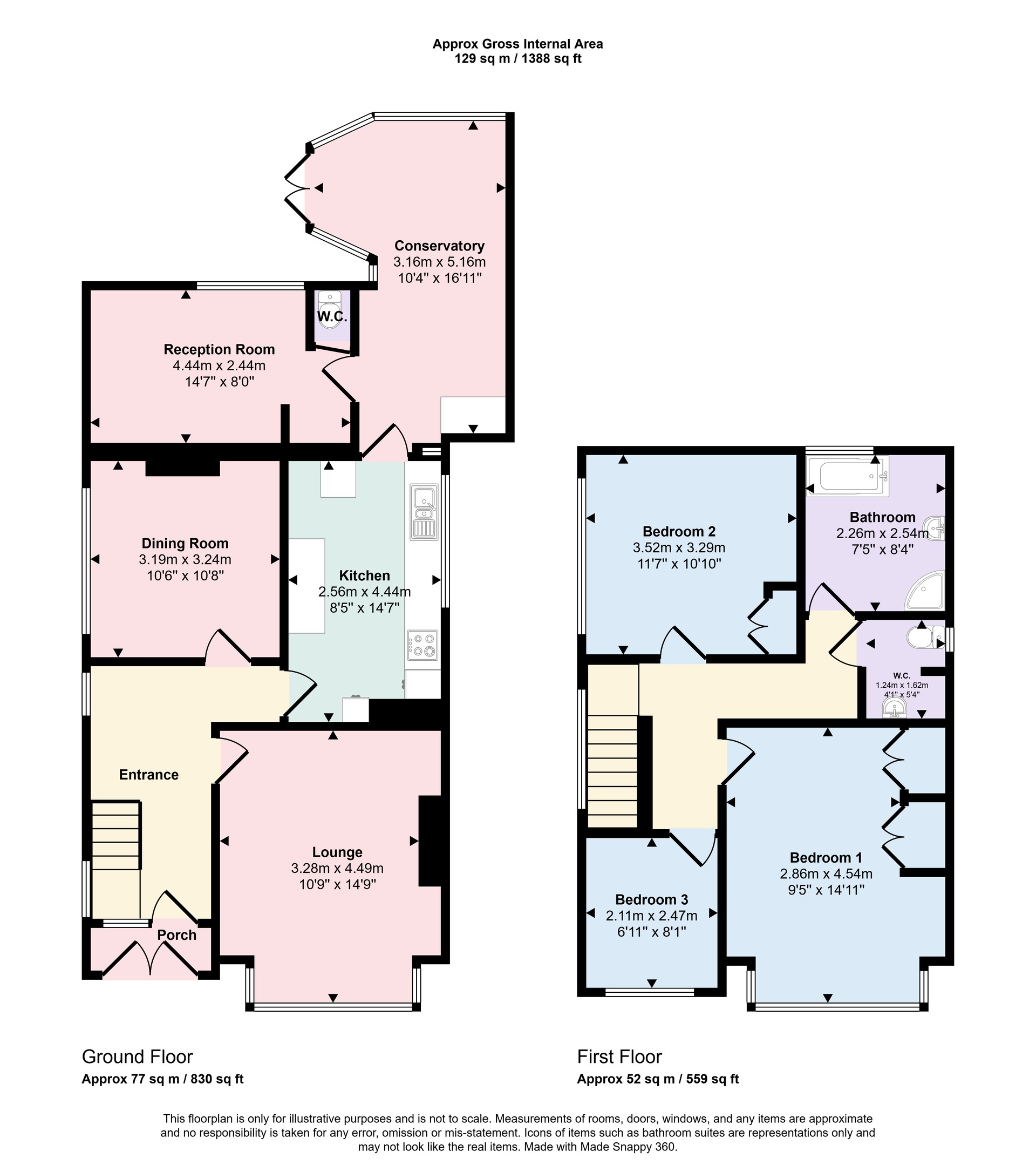 23, Lightfoot Lane, Preston floorplan