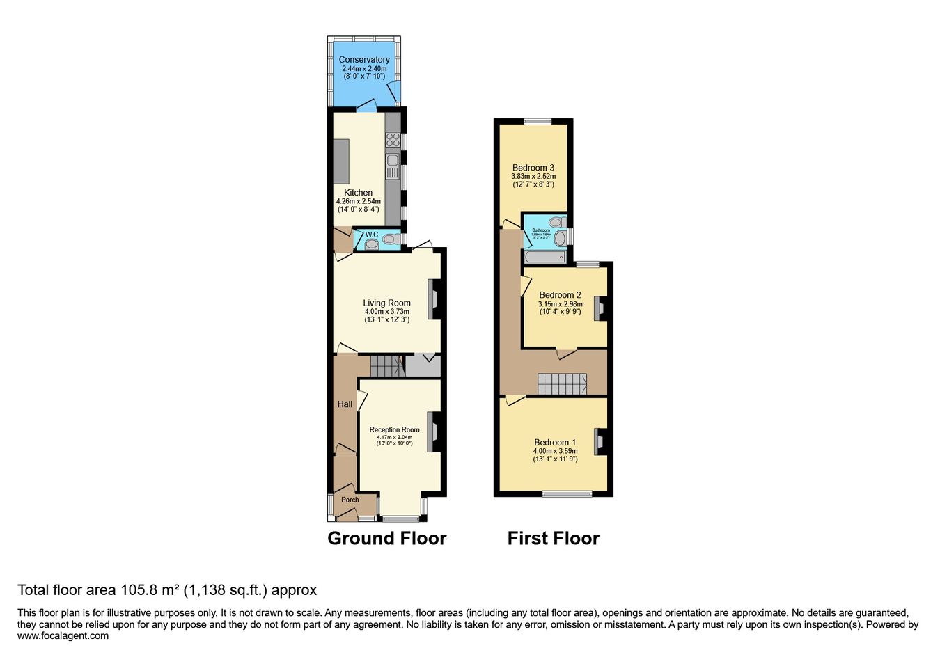 112, Reservoir Road, Birmingham floorplan