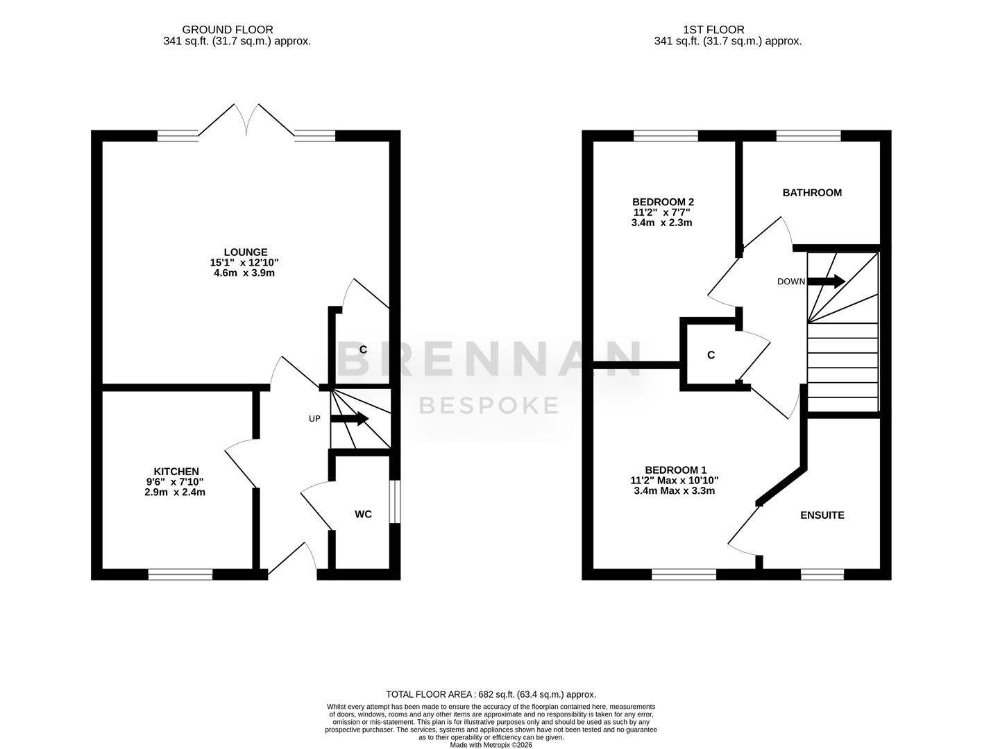 71, London Road, Corby floorplan