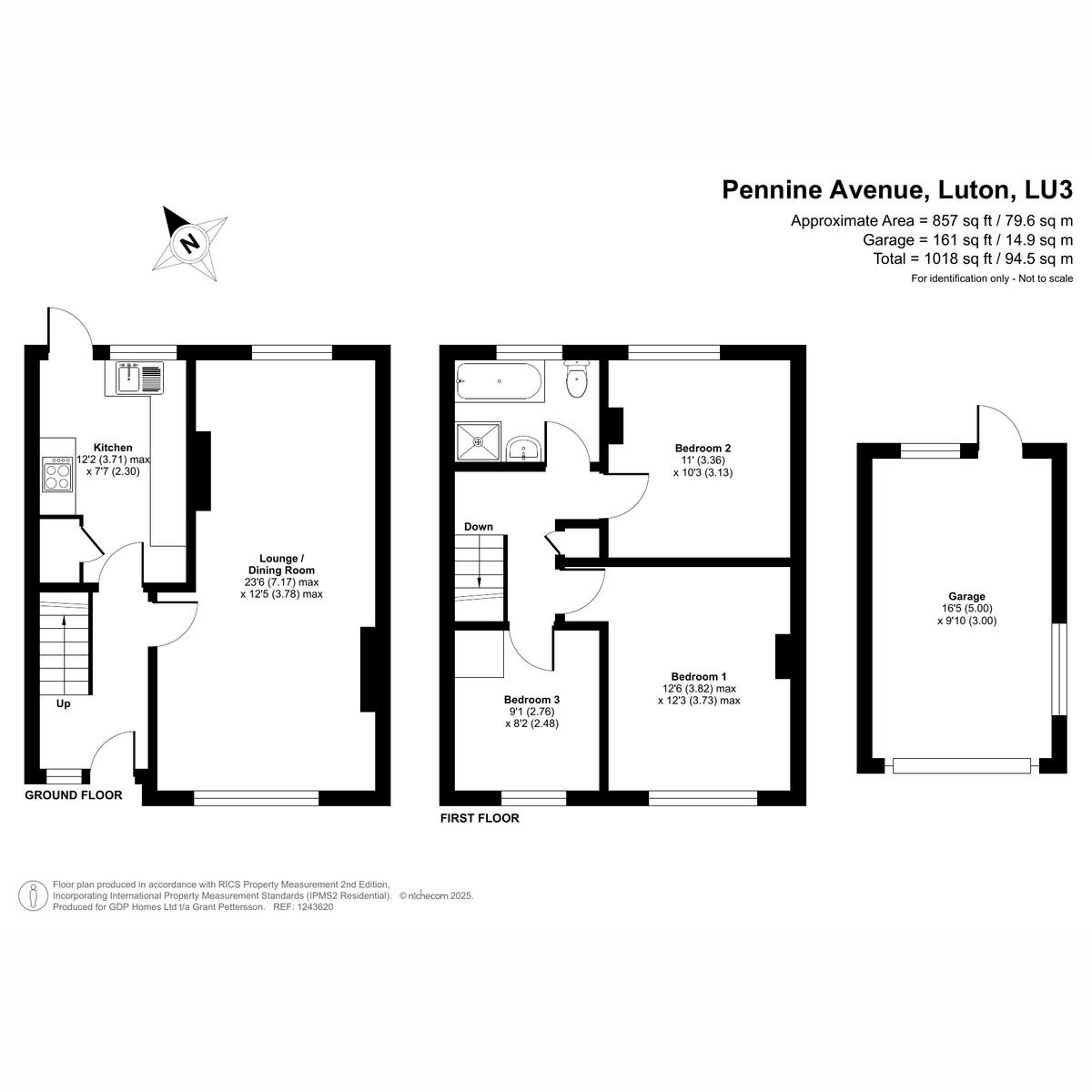 22, Pennine Avenue, Luton floorplan