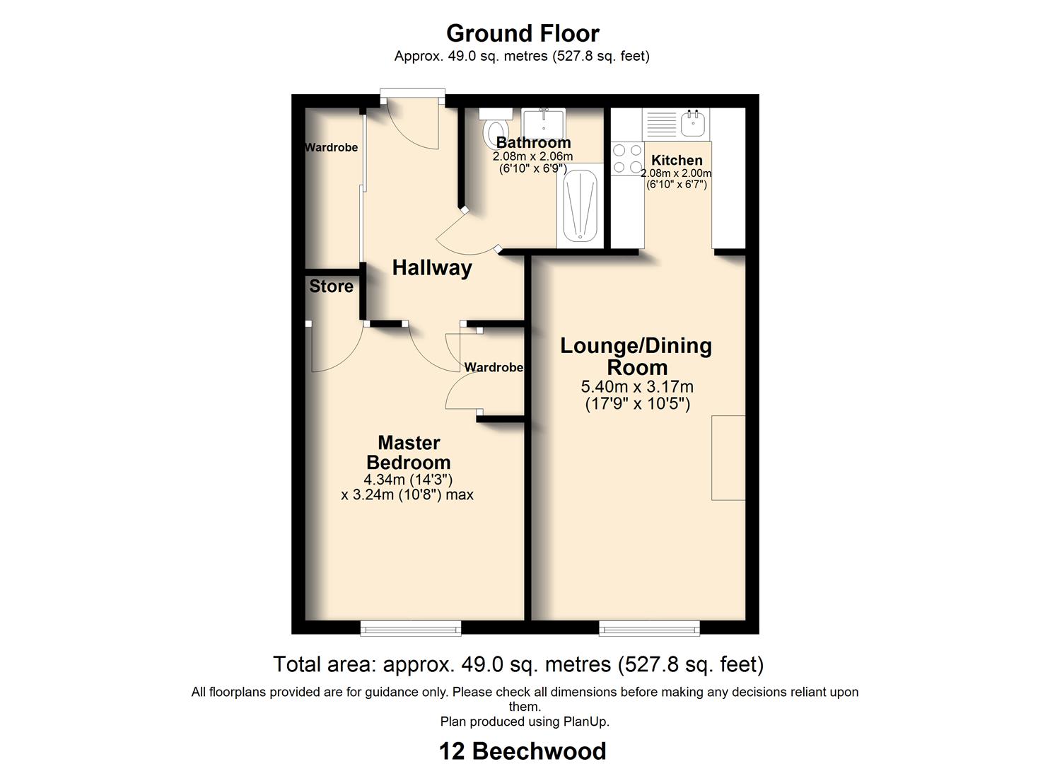 12, Beechwood, Tabley Road, Knutsford floorplan