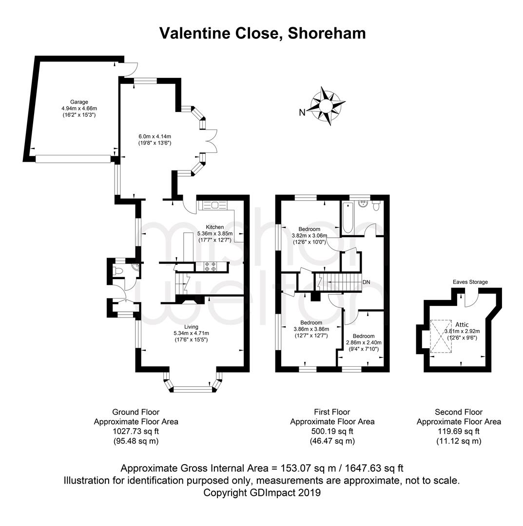 3 Bedrooms Semi-detached house for sale in Valentine Close, Shoreham-By-Sea BN43