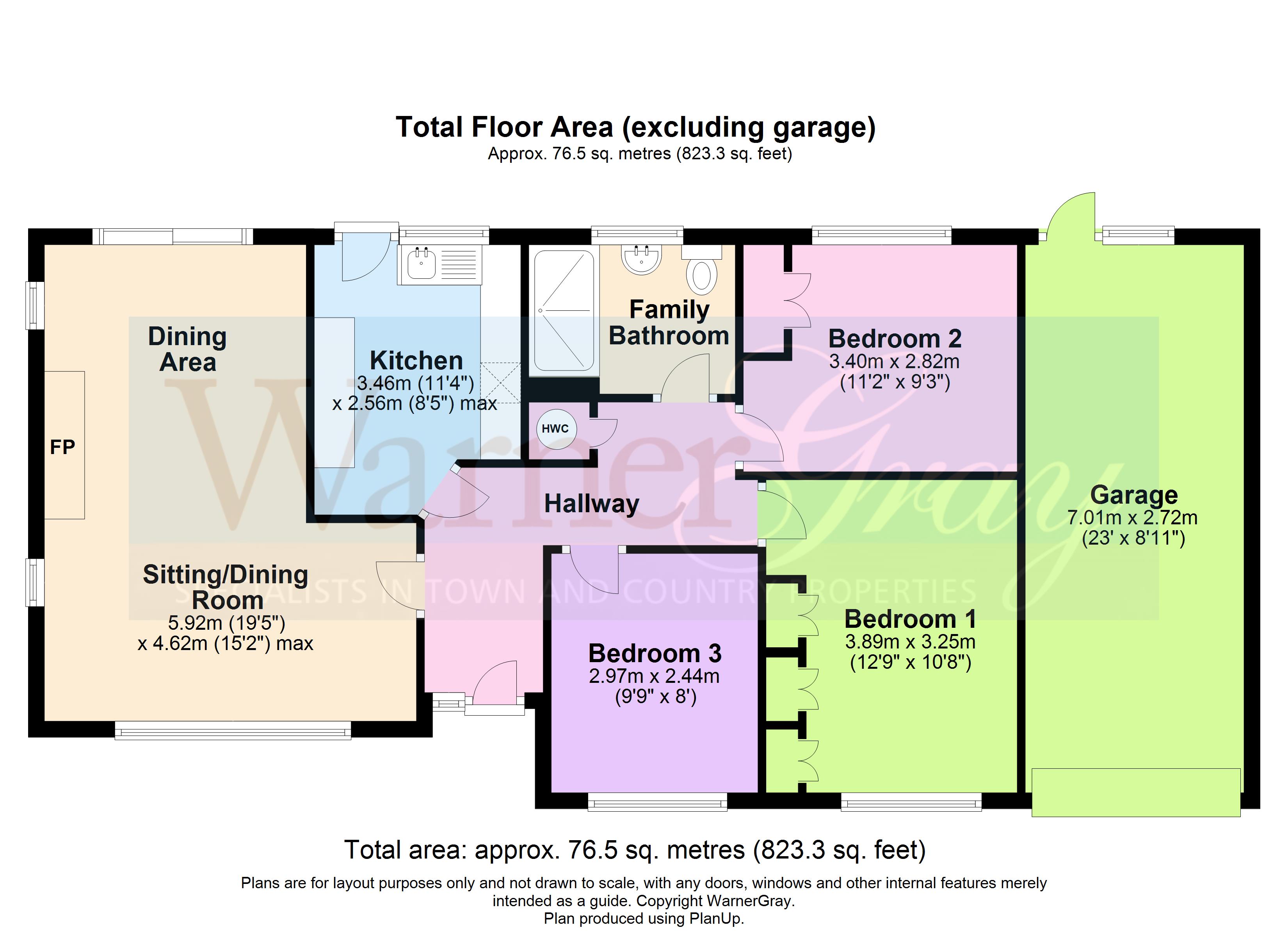 3 Bedrooms Detached bungalow for sale in Homewood Road, Tenterden TN30