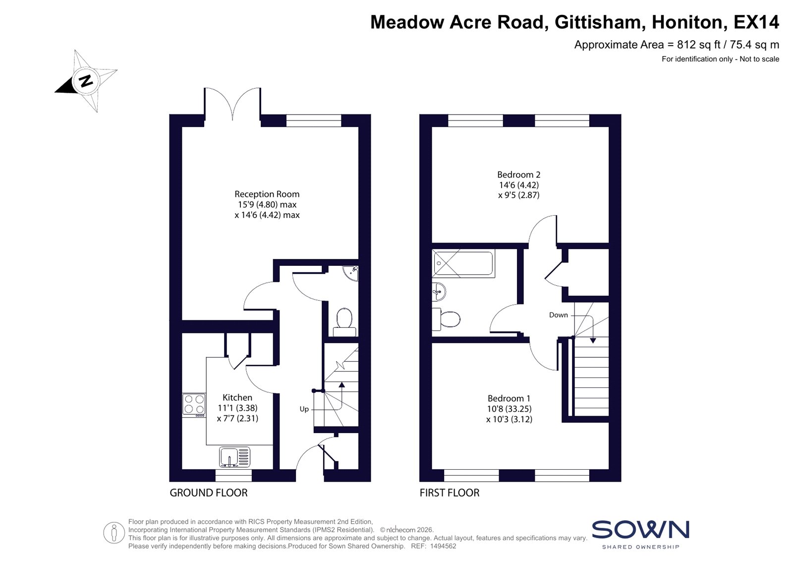 SNG SO, 114, Meadow Acre Road, Honiton floorplan