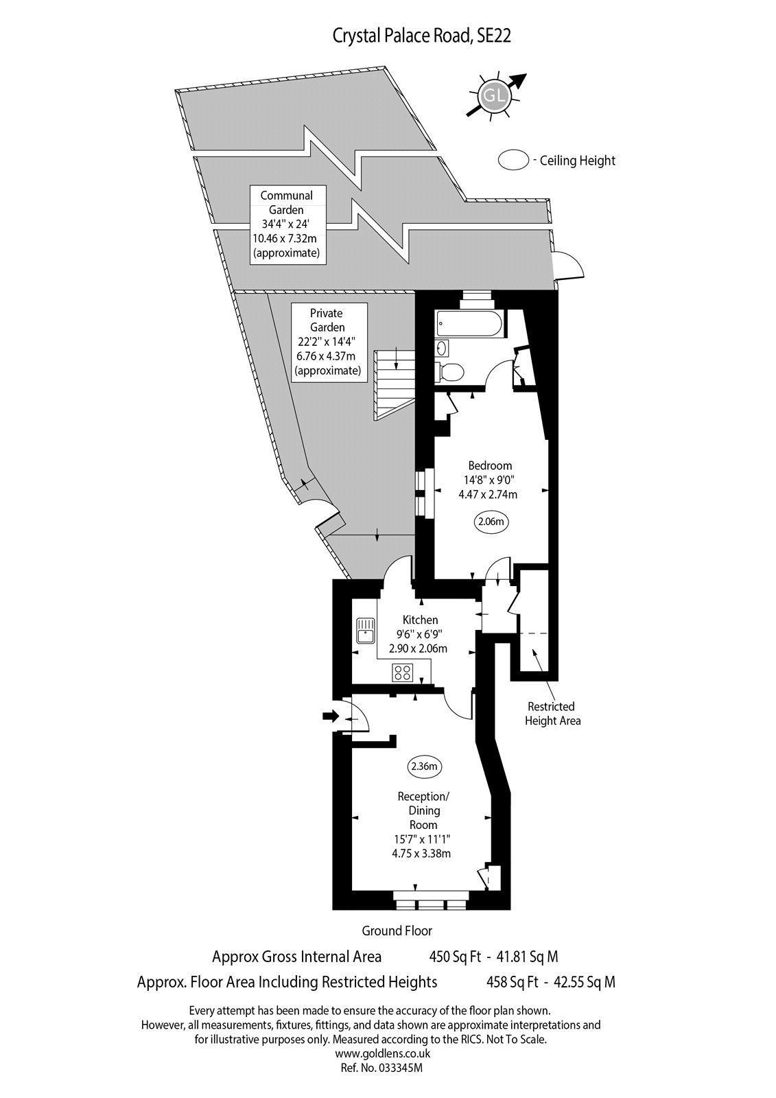 Crystal Palace Road, London floorplan