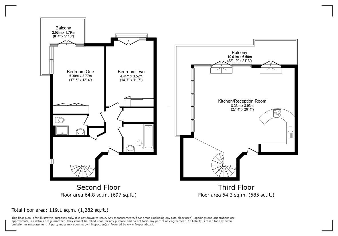 Flat 7, Braunston House, Tallow Road, Brentford floorplan