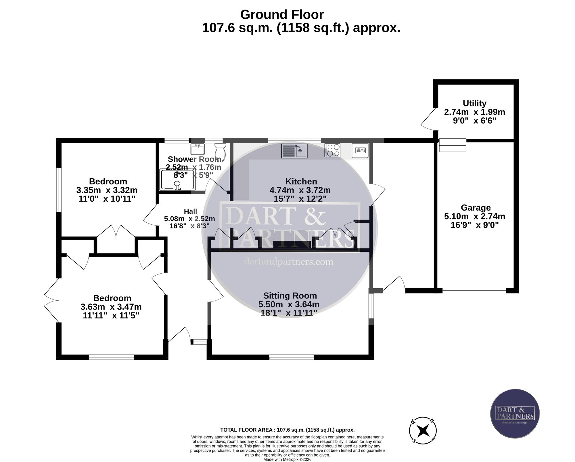 9 Hermosa Gardens, Teignmouth floorplan