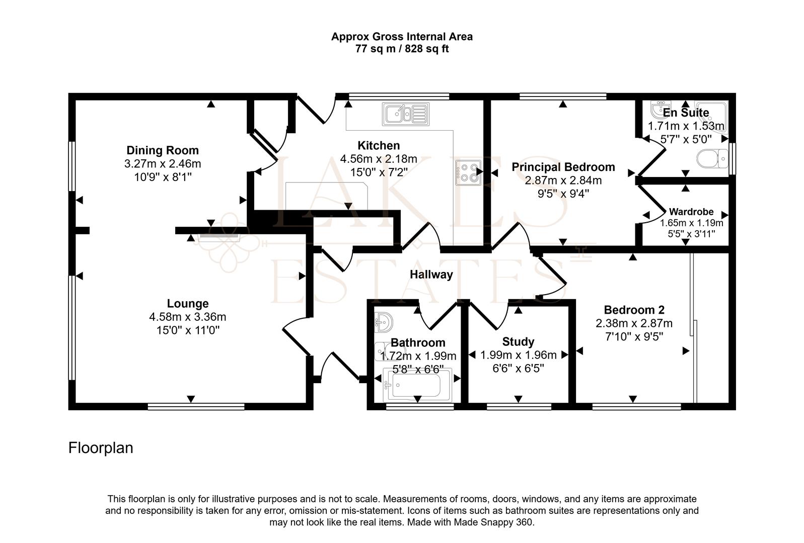1A Southwaite Green Mill Country Park, Penrith floorplan