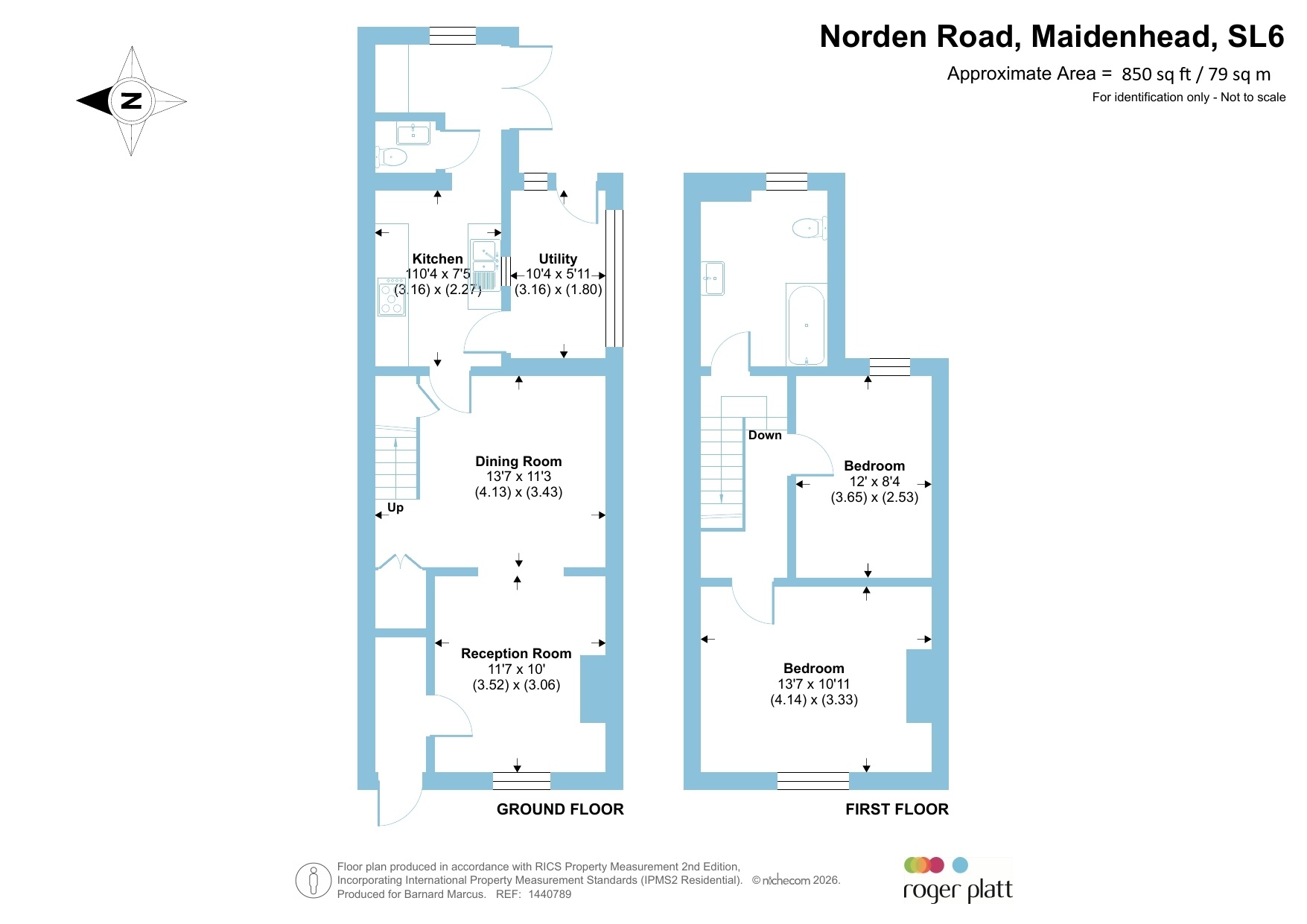 25, Norden Road, Maidenhead floorplan