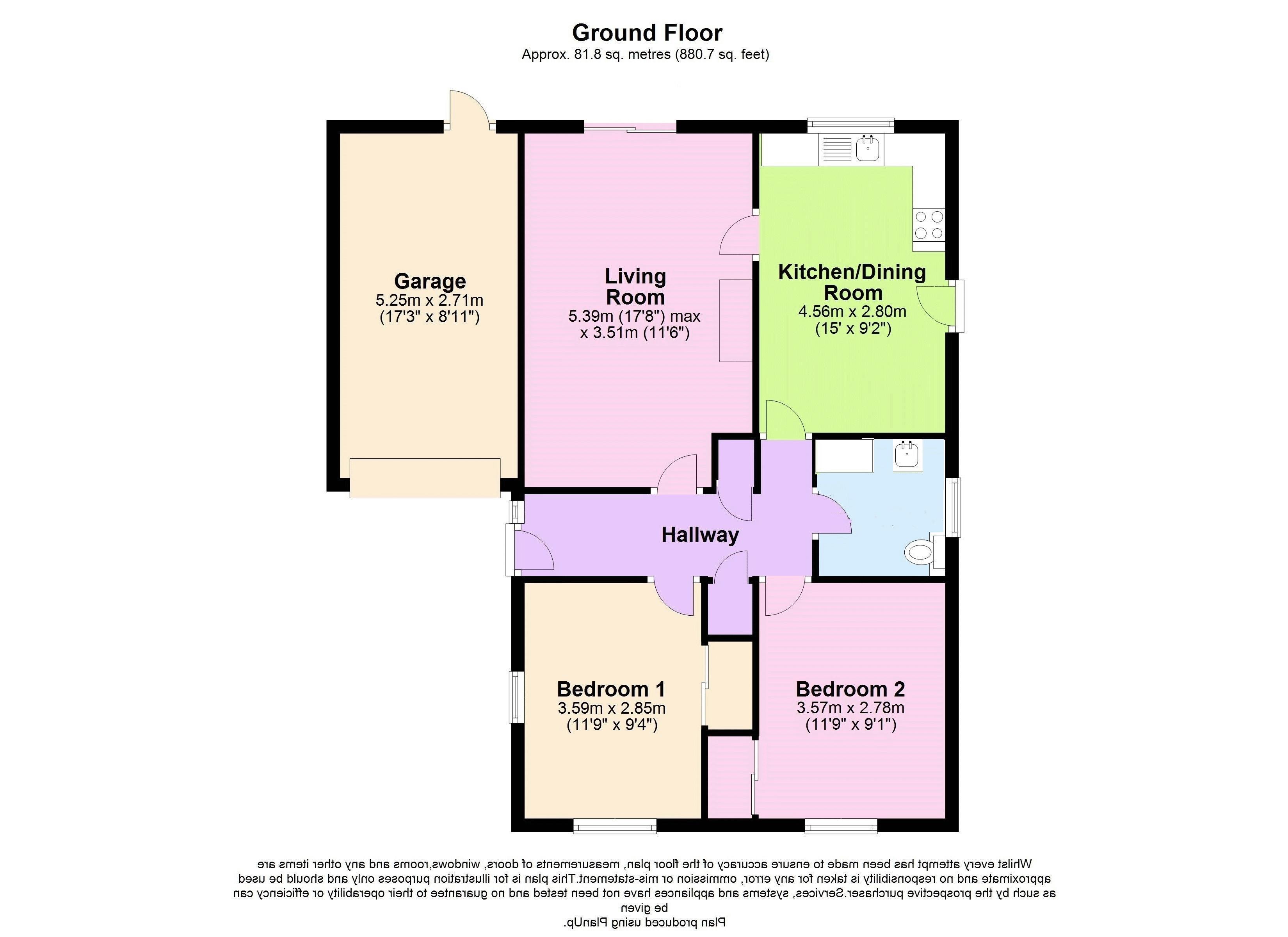 Furlong Close, Midsomer Norton, Radstock BA3, 2 bedroom bungalow for
