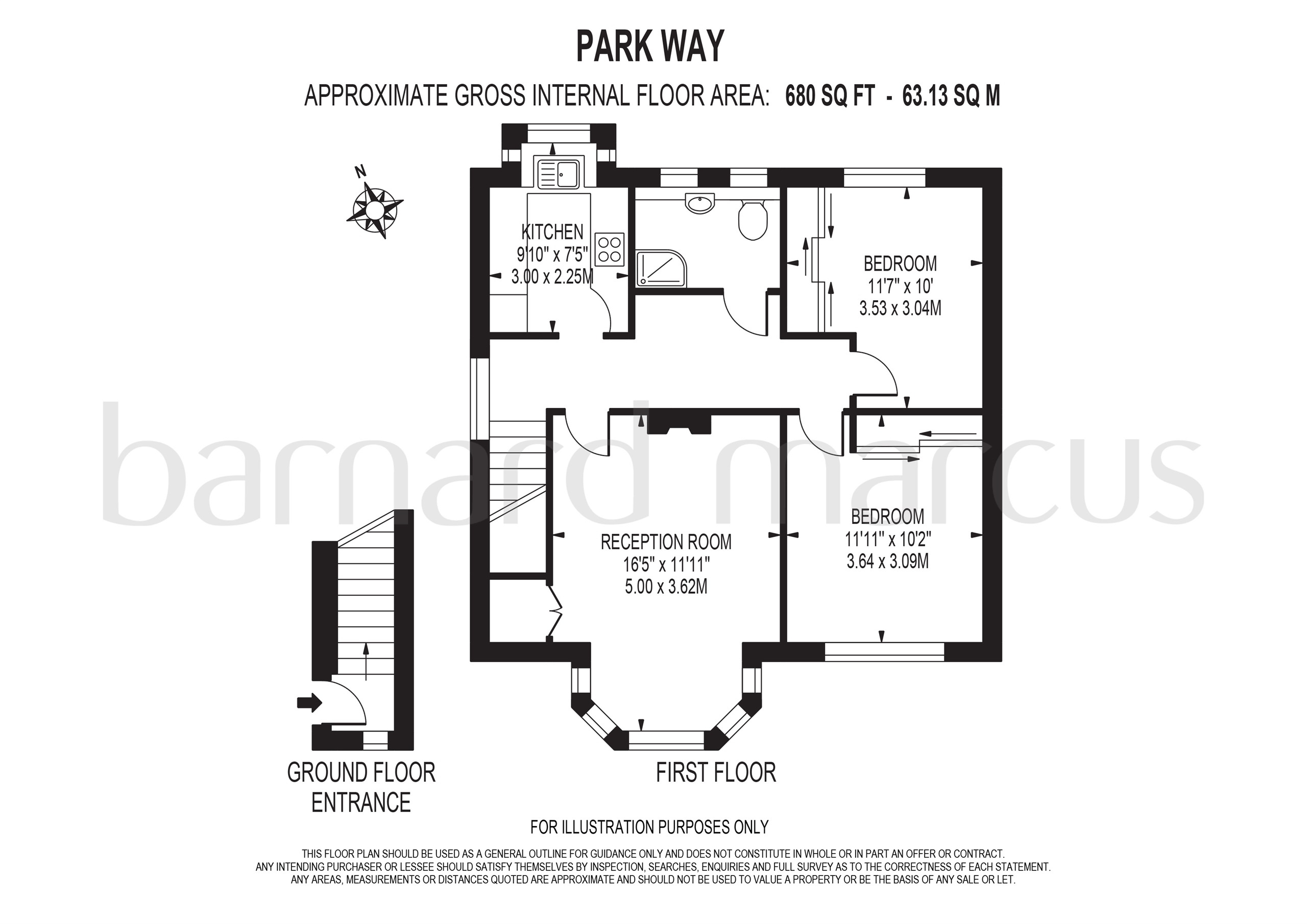 17, Park Way, Feltham floorplan