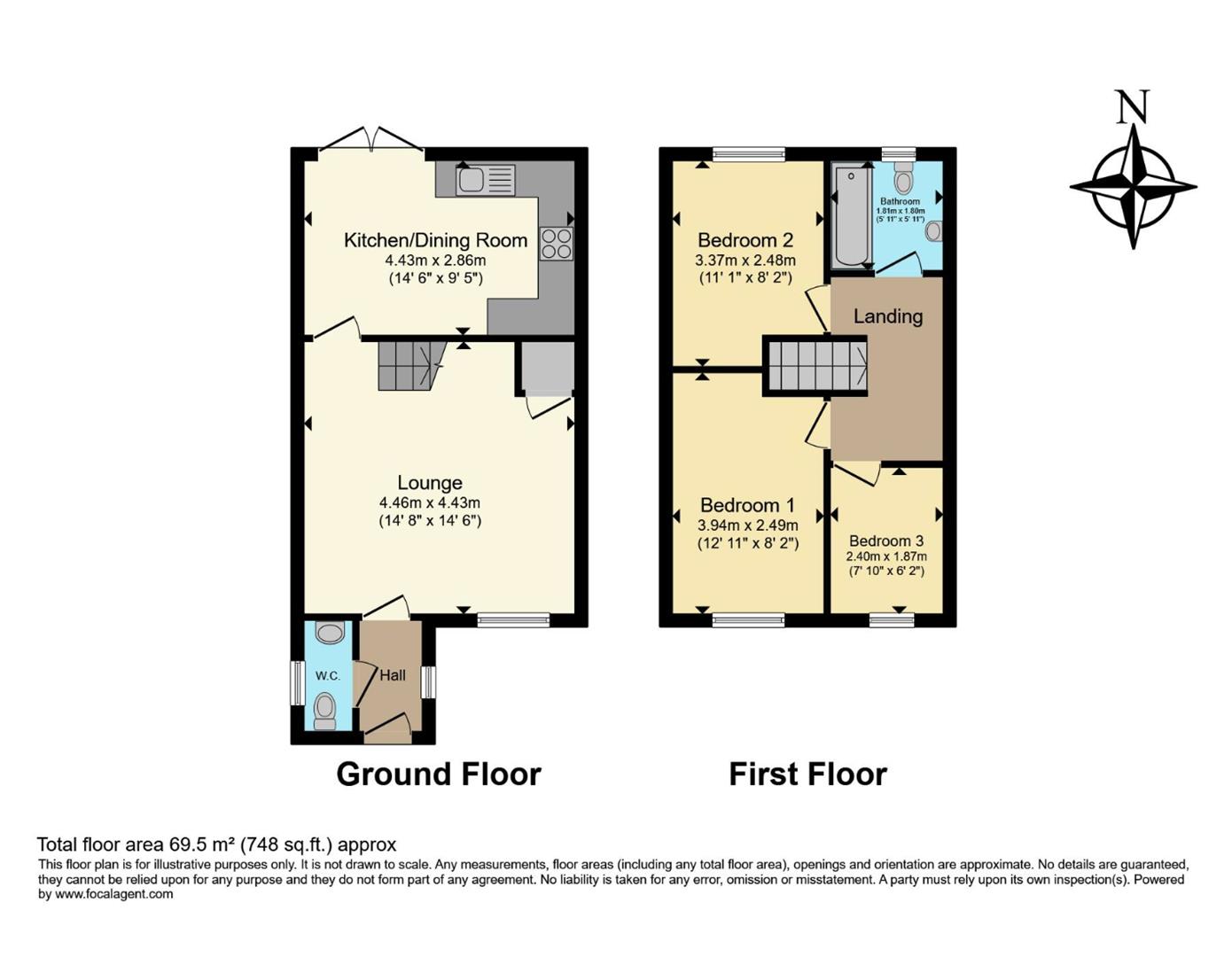 17, Poppy Avenue, Newark floorplan