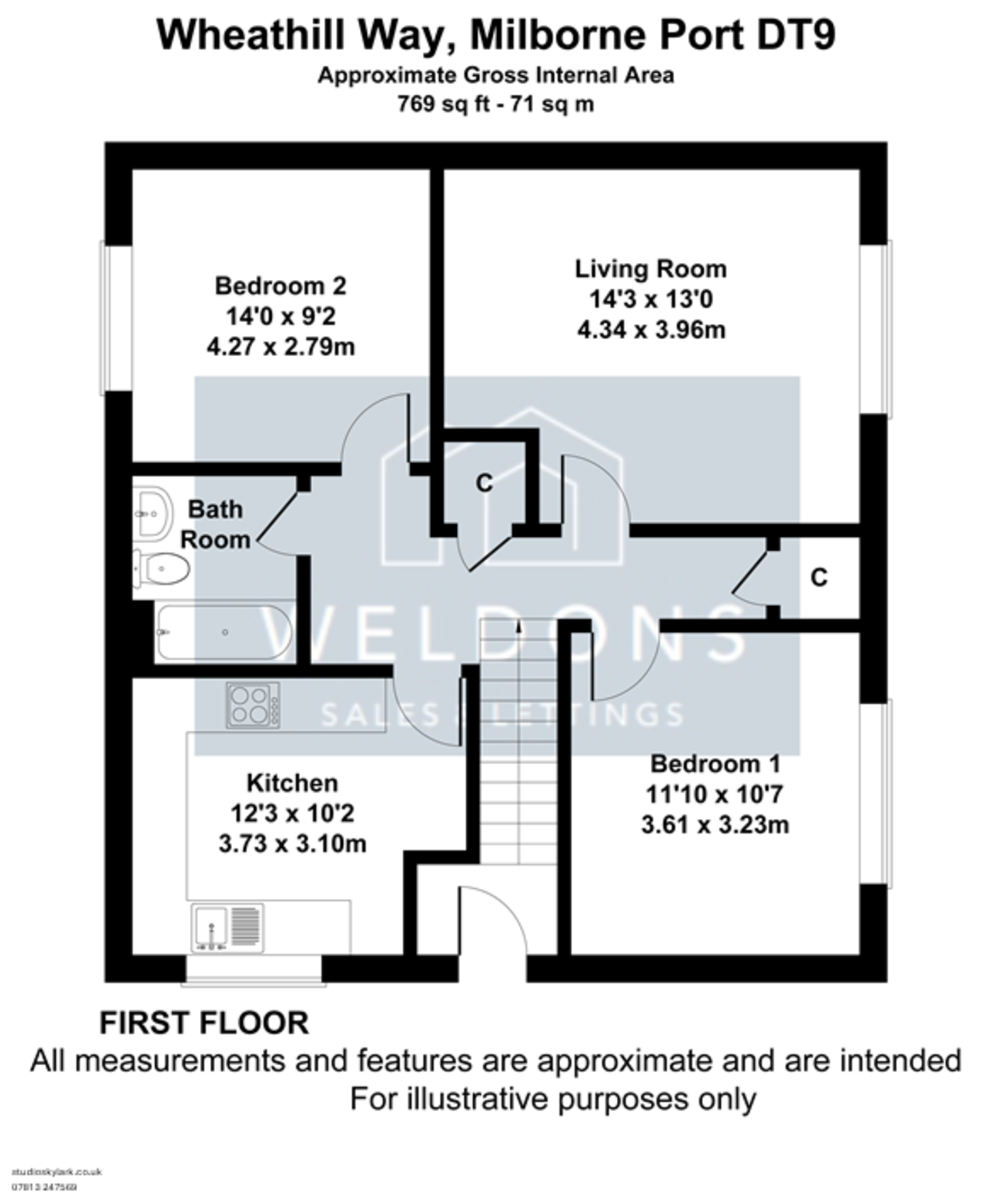 73 Wheathill Way, Milborne Port floorplan