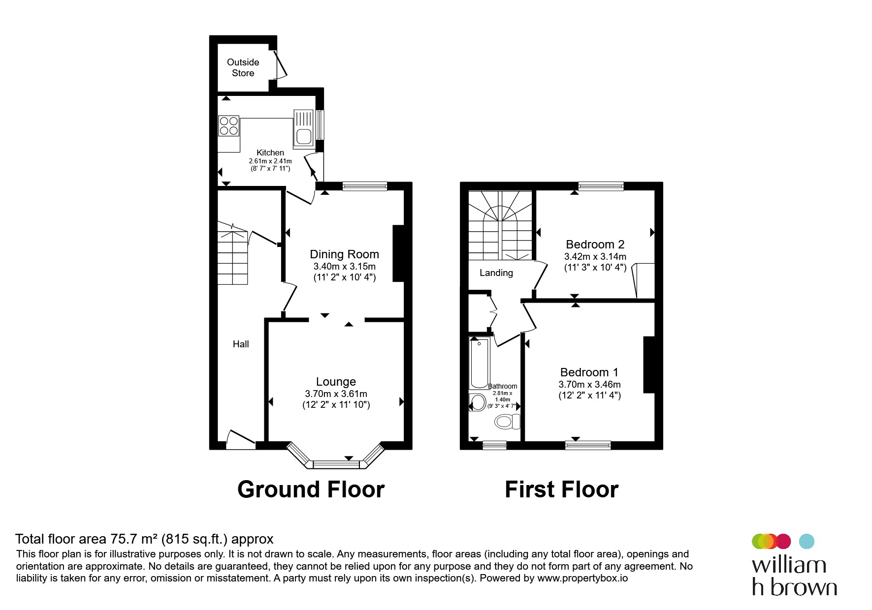 2, Spring Gardens, Spalding floorplan