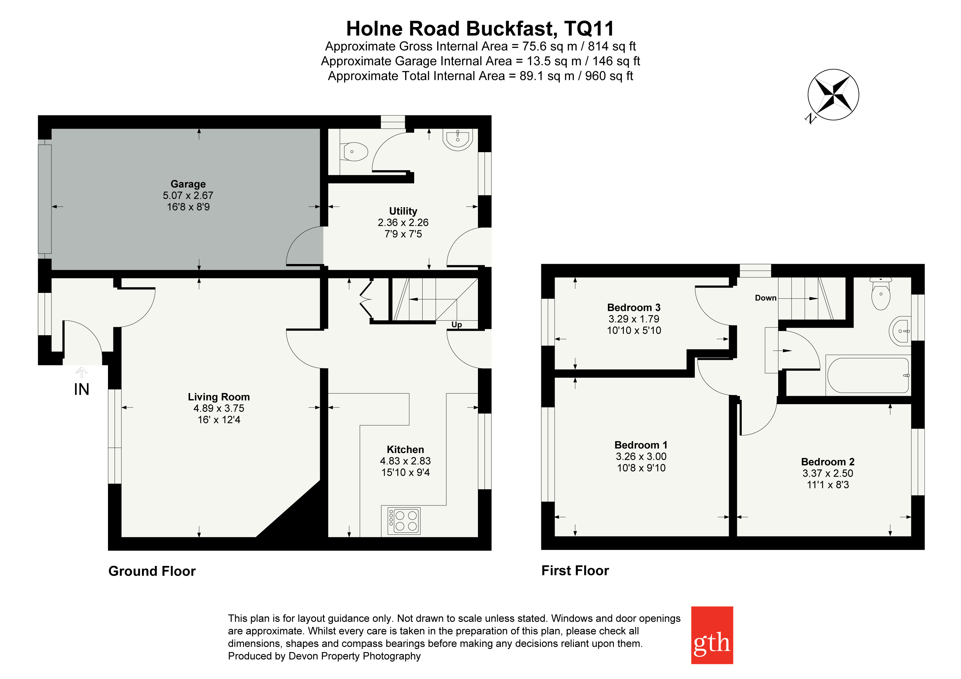 1, Holne Road, Devon floorplan
