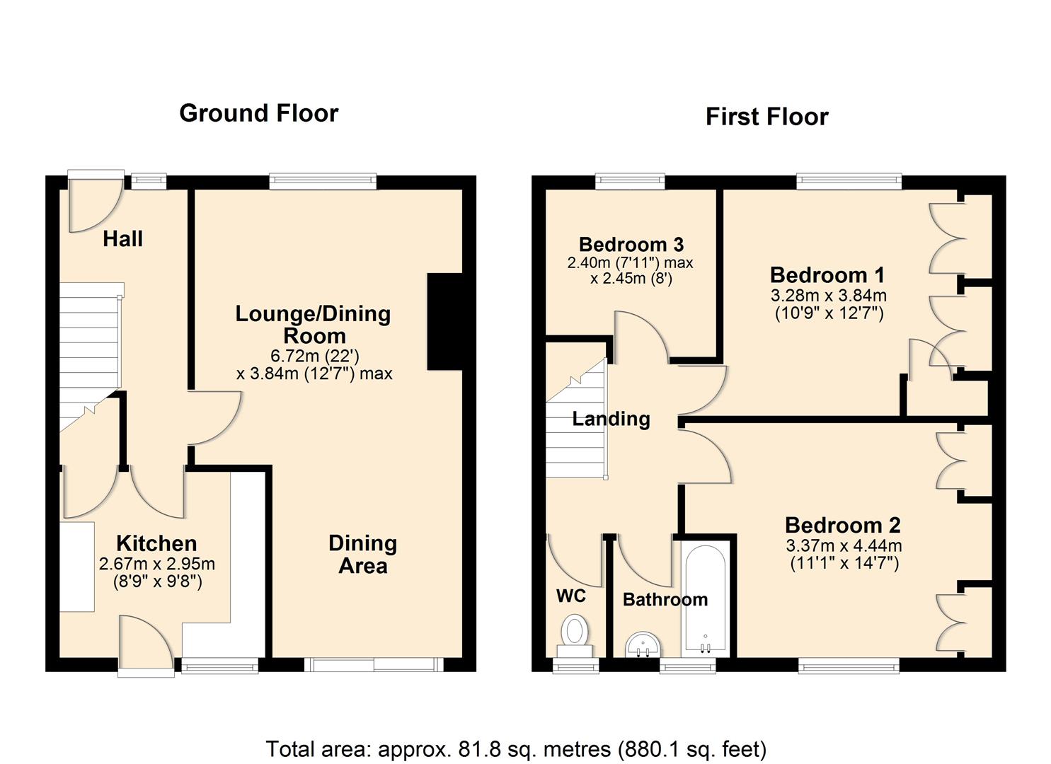 74, Galfrid Road, Bilton floorplan
