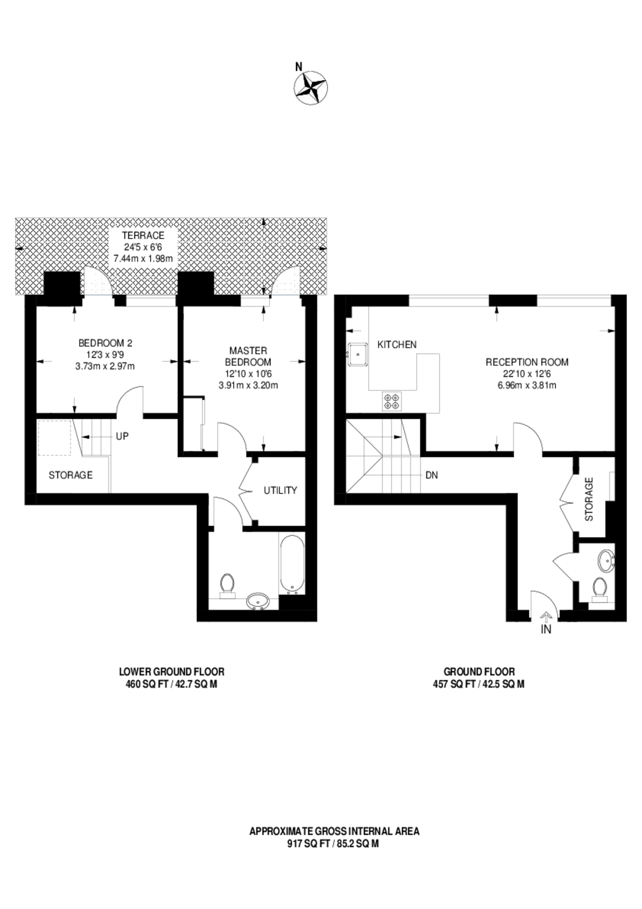 Rochester Place, Camden floorplan