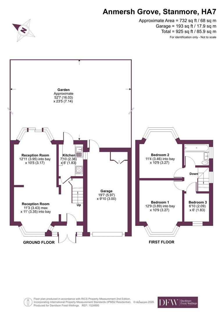 59, Anmersh Grove, Stanmore floorplan