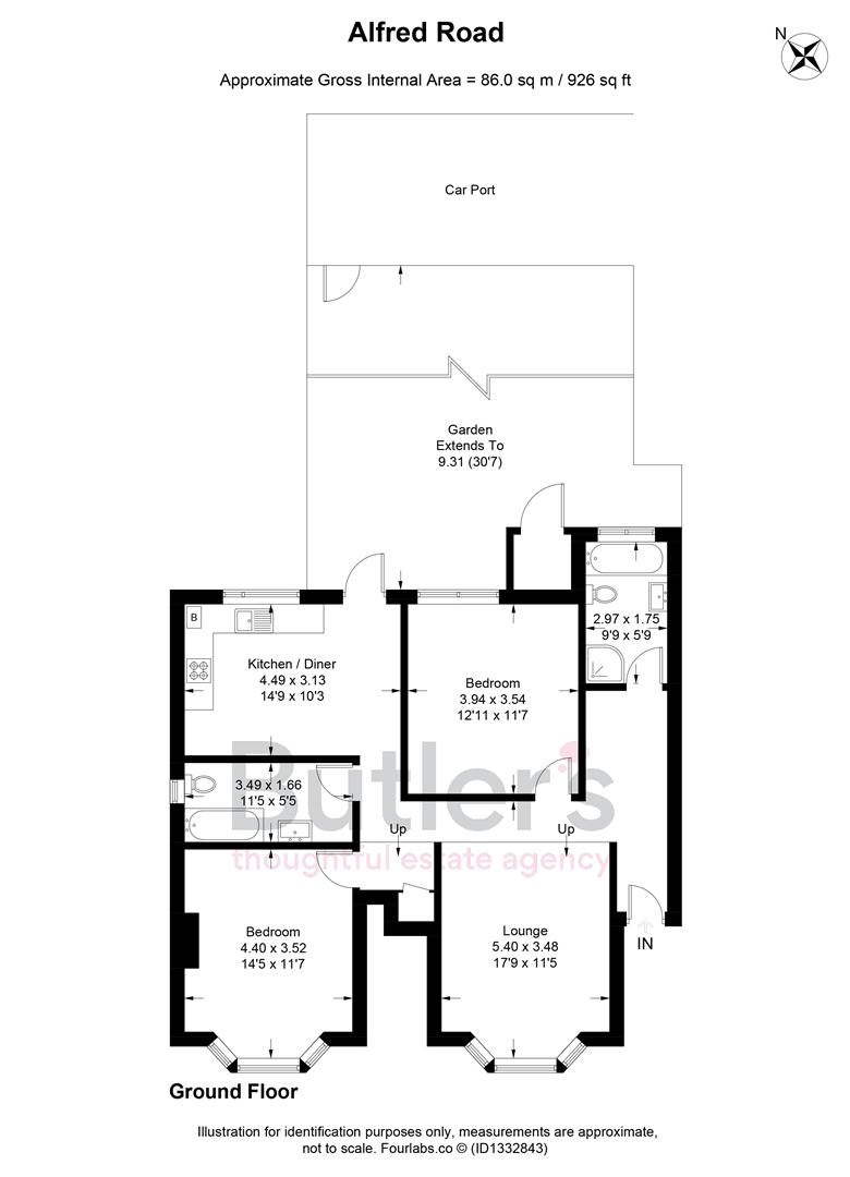 11A, Alfred Road, Sutton floorplan