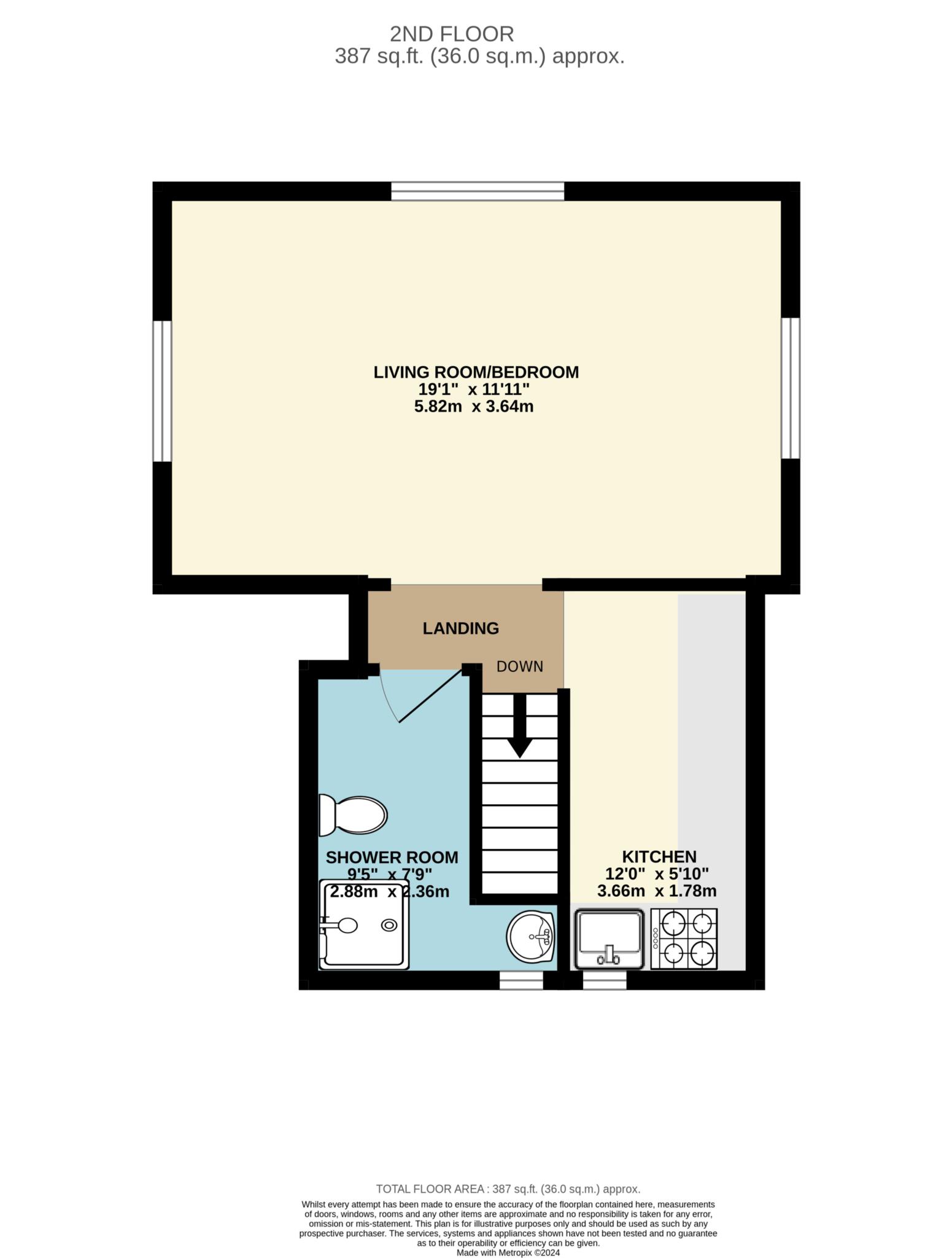Flat 5, Oxford Road, Reading floorplan