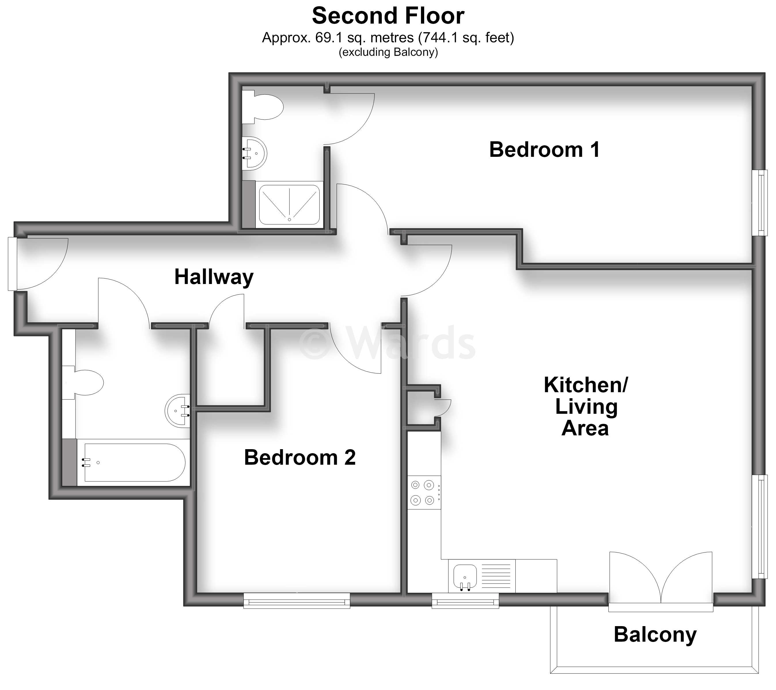 Needham Lodge, Durrell Dene, Dartford floorplan