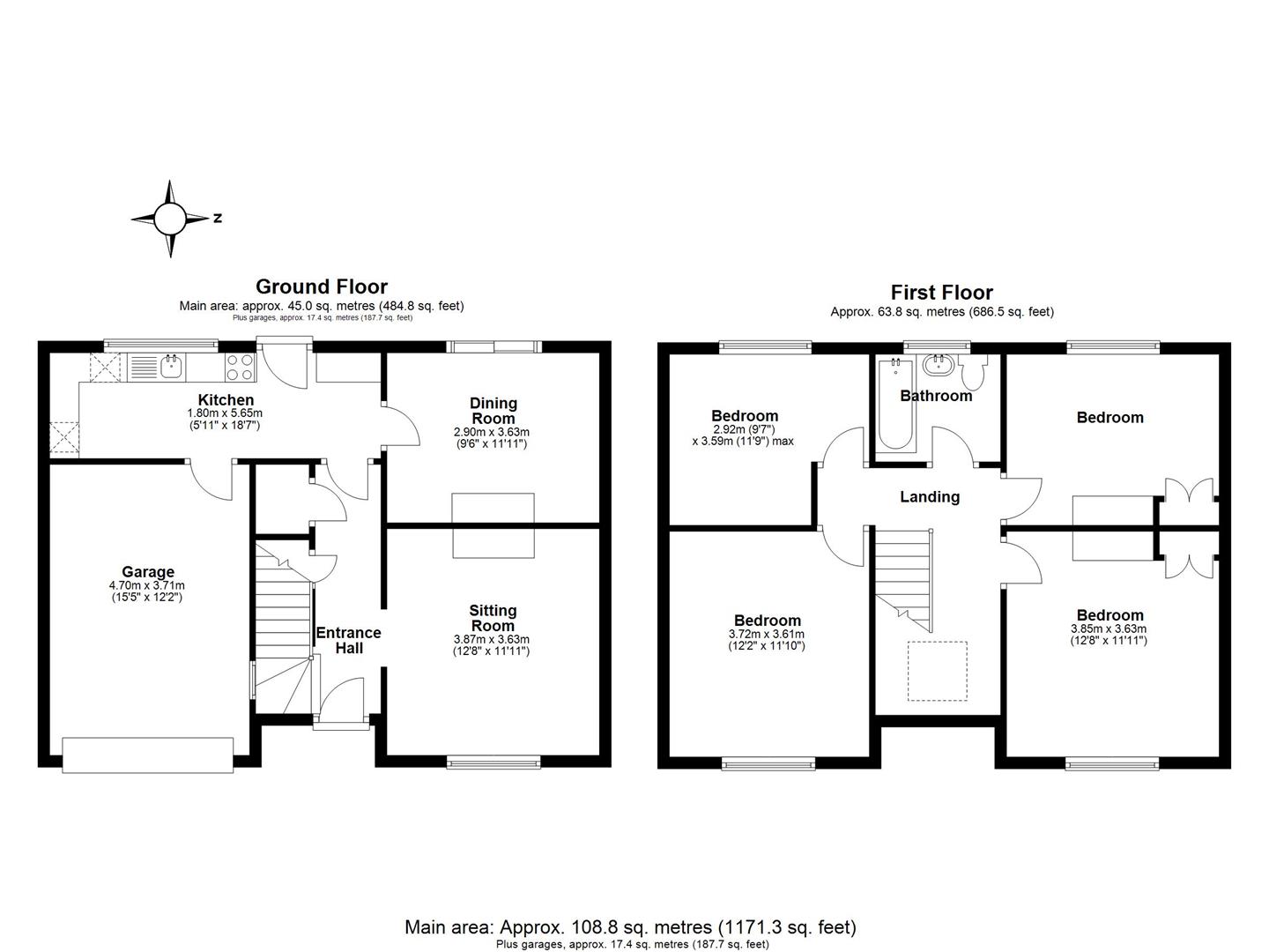 74, Stanley Road, Herne Bay floorplan