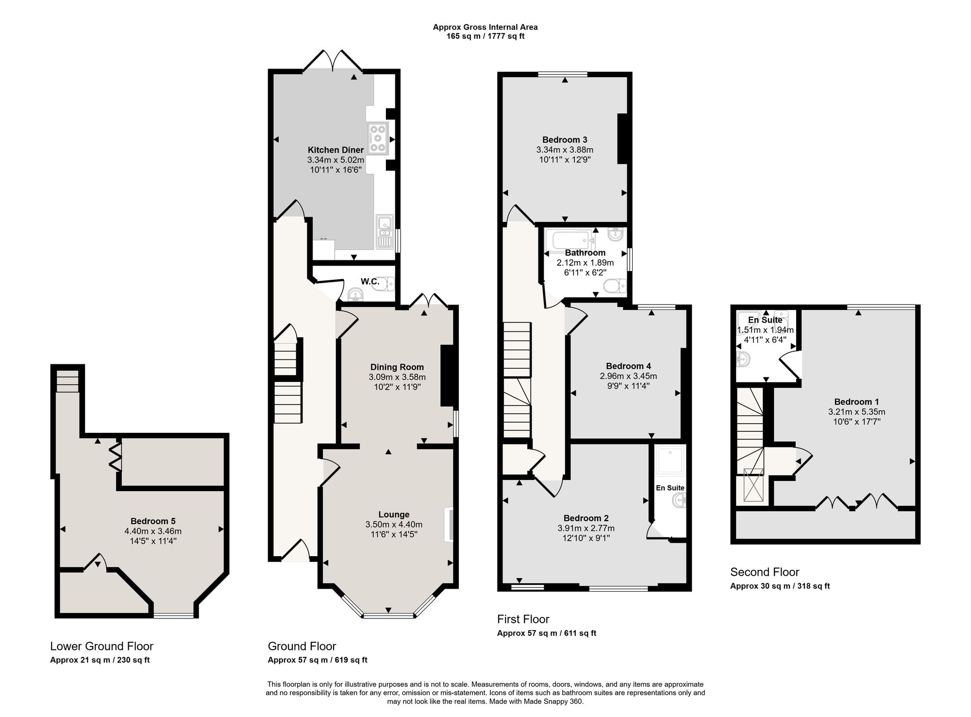 6 Highfield Drive, Manchester floorplan