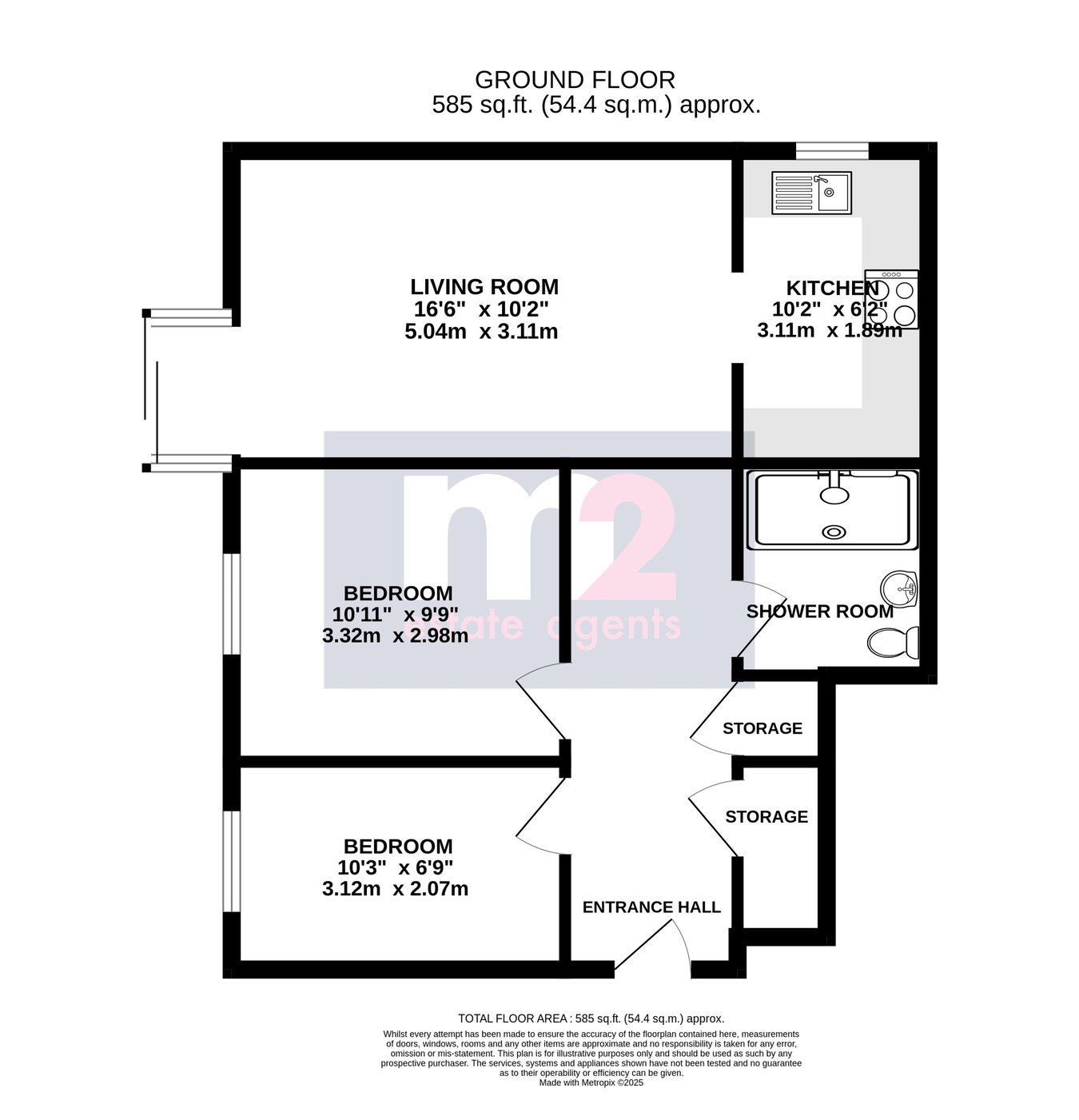 32, Priory Gardens, Abergavenny floorplan