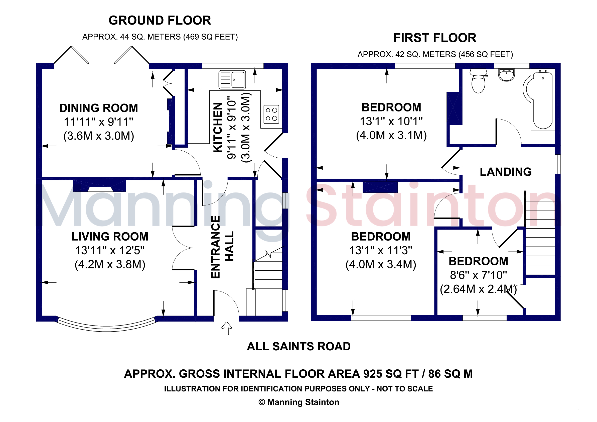 19, All Saints Road, Leeds floorplan