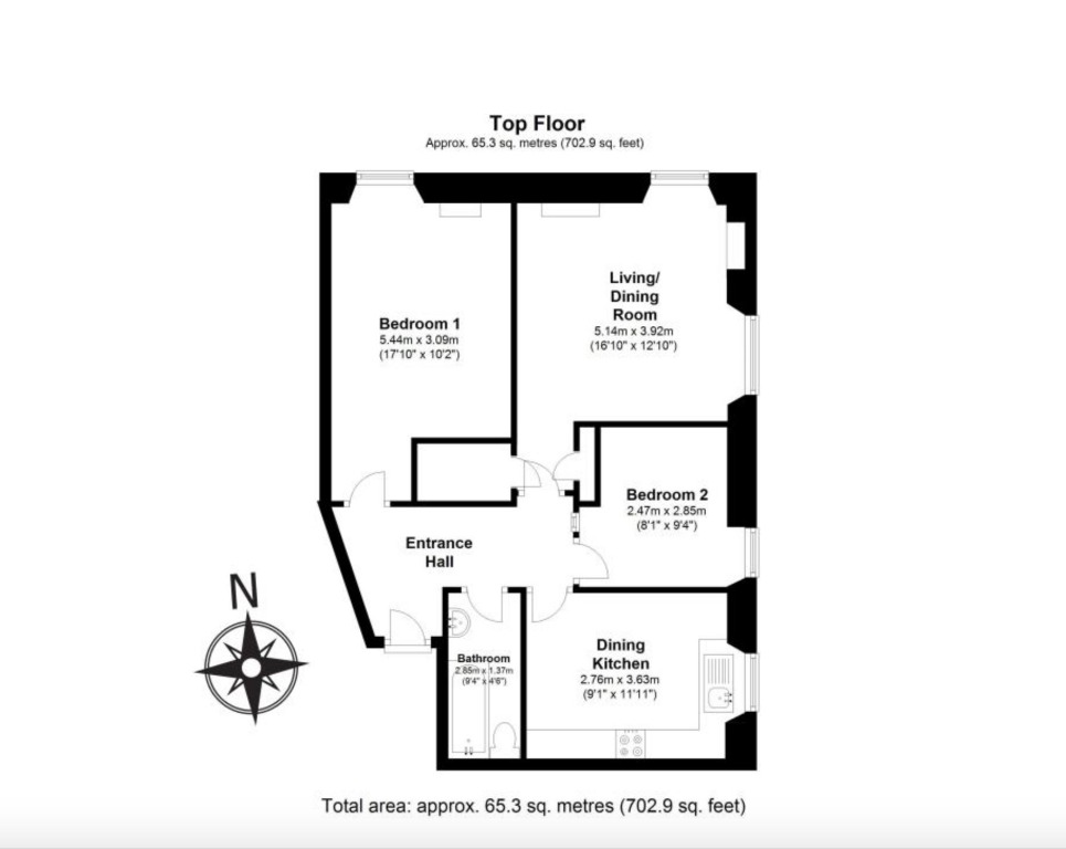 2 Bedrooms Flat to rent in Dean Park Street, Stockbridge, Edinburgh EH4