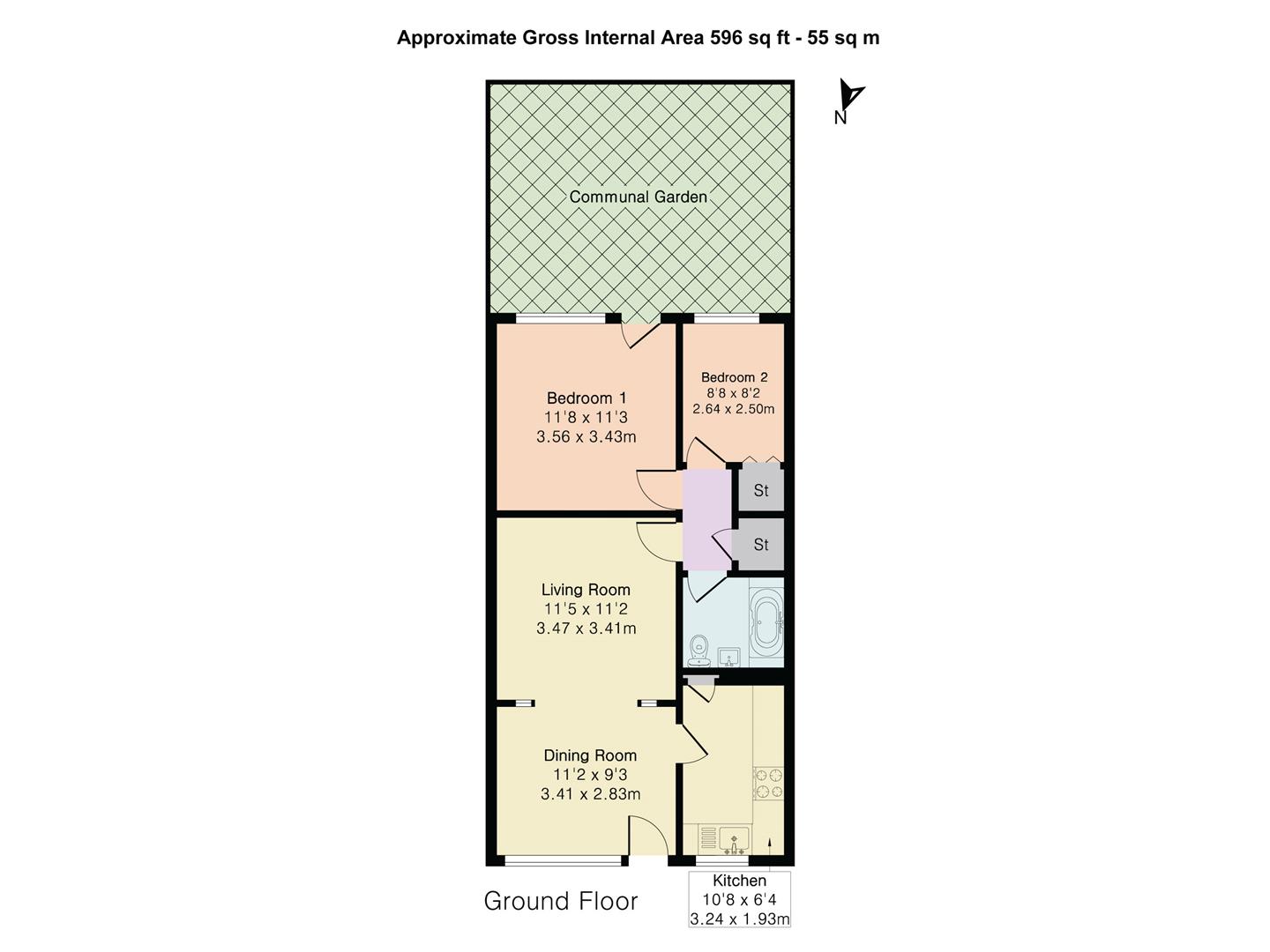 14, Lea Walk, Harpenden floorplan