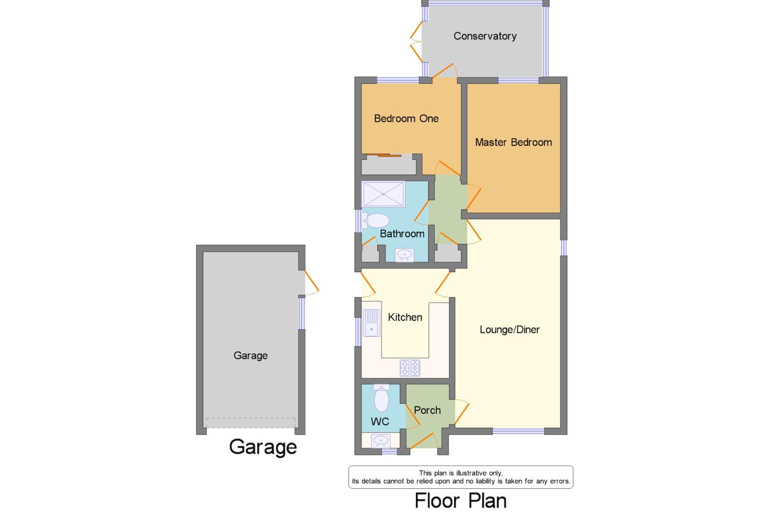 2 Bedrooms Bungalow for sale in Sunbury Avenue, Lichfield WS14