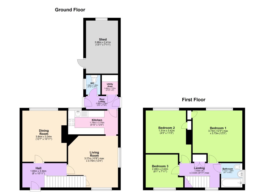 89, Chestnut Avenue, Spalding floorplan