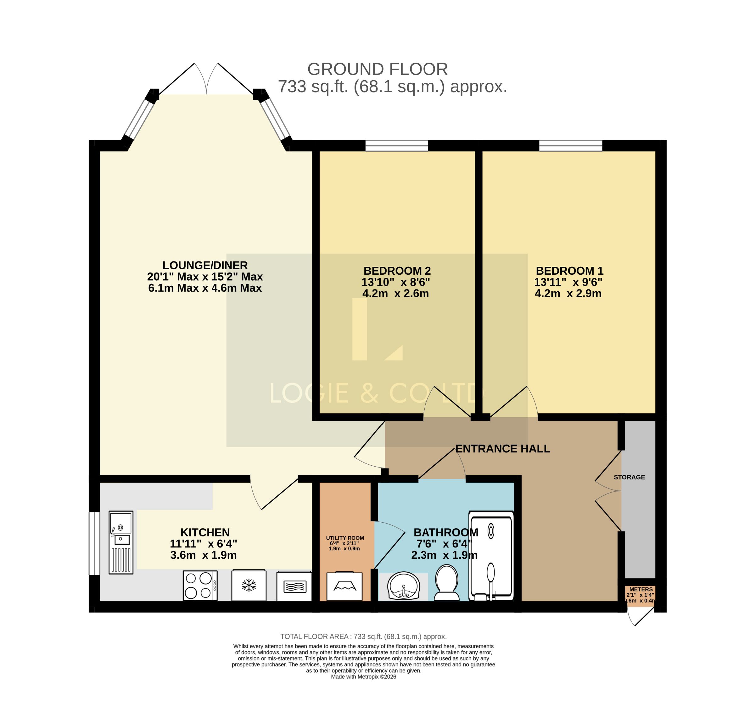 6 Fairland Court, Wymondham floorplan