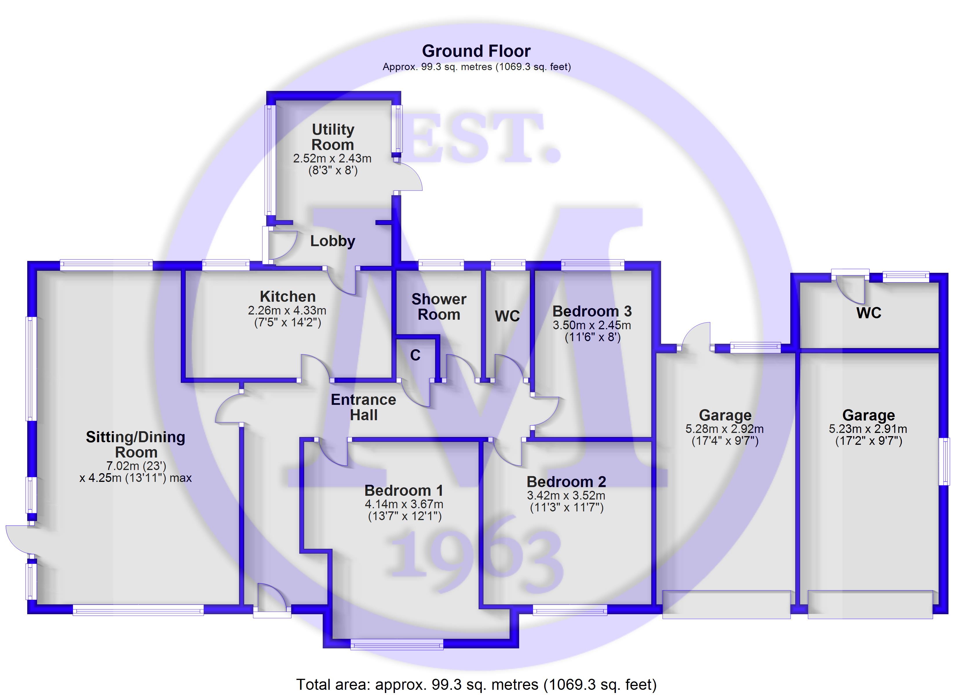 1, Leigh Road, Hampshire floorplan