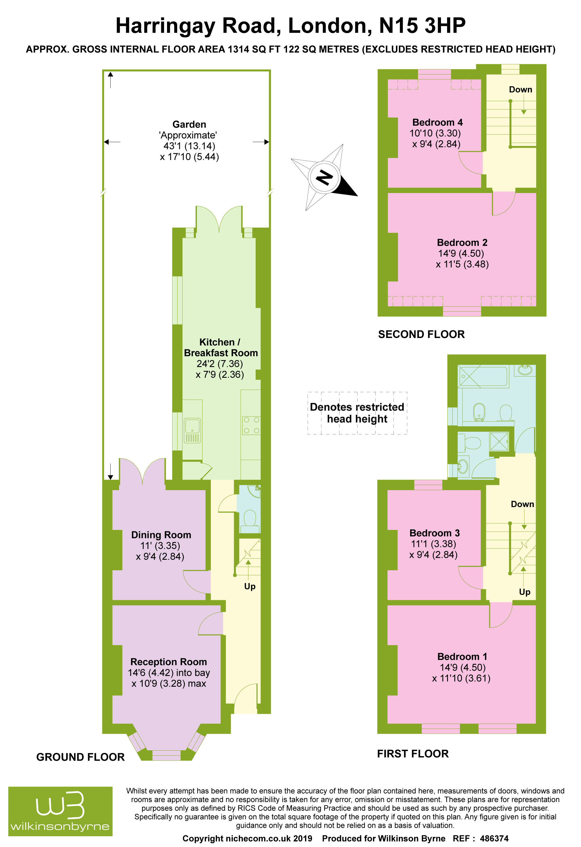 4 Bedrooms Terraced house for sale in Harringay Road, London N15