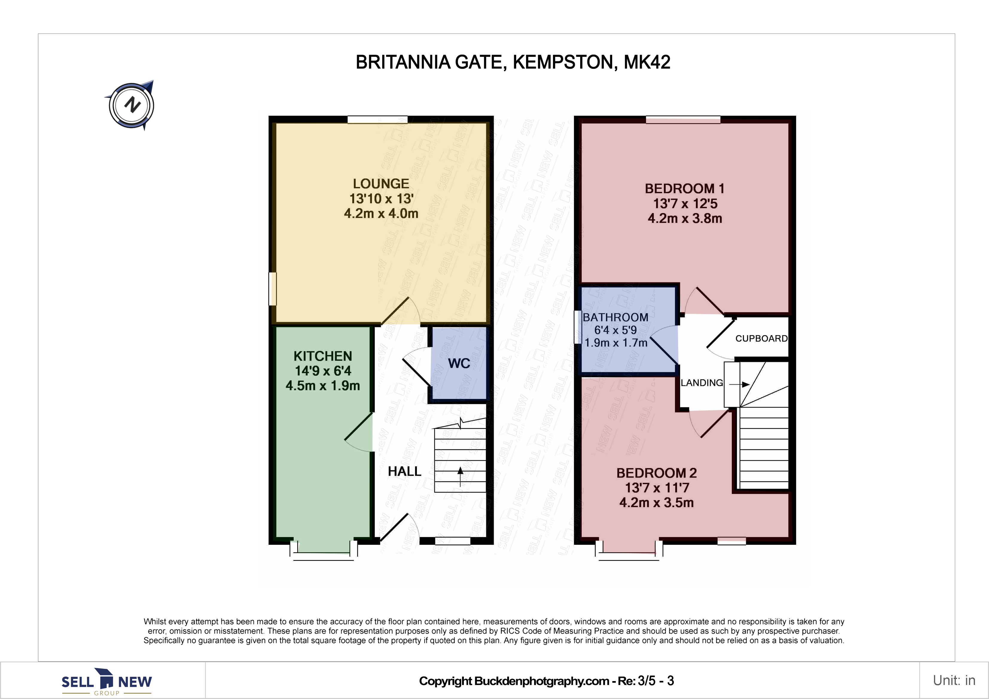 2 Bedrooms Terraced house for sale in Kempston Road, Bedford, Bedfordshire MK42