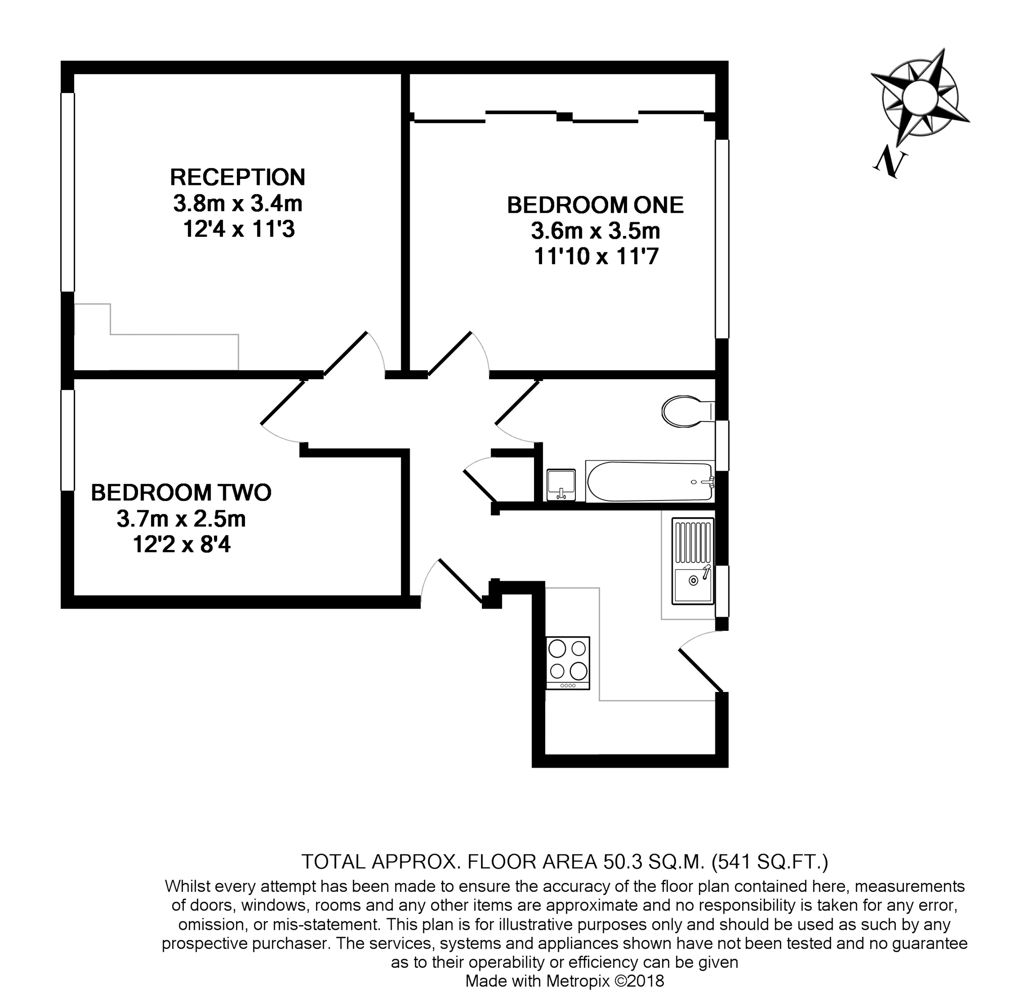 2 Bedrooms Flat to rent in Hartington Road, Chiswick W4