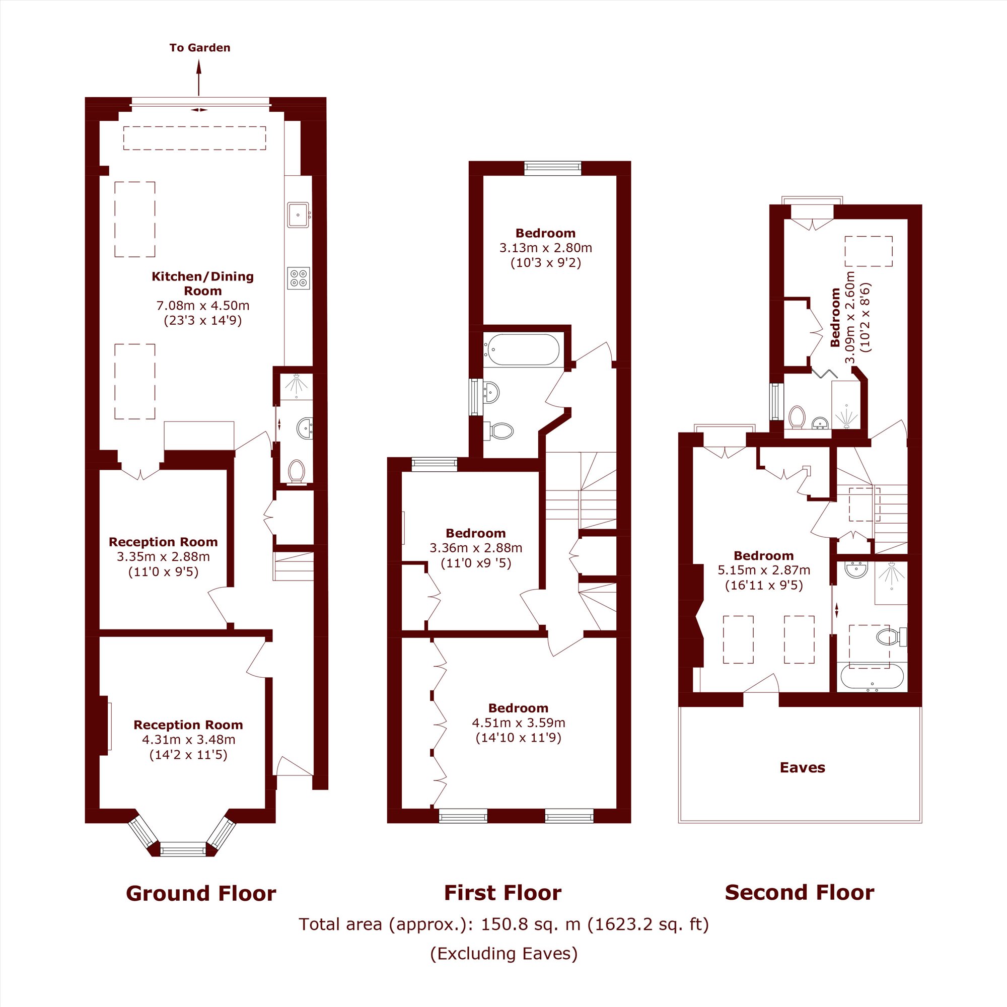 58, Noyna Road, London floorplan