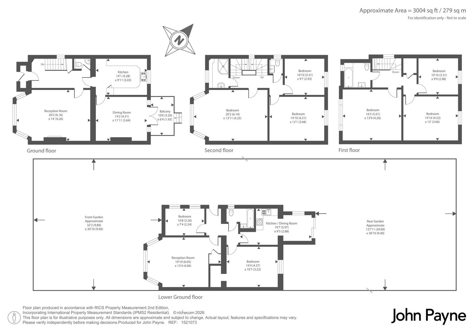Burnt Ash Hill, Lee floorplan
