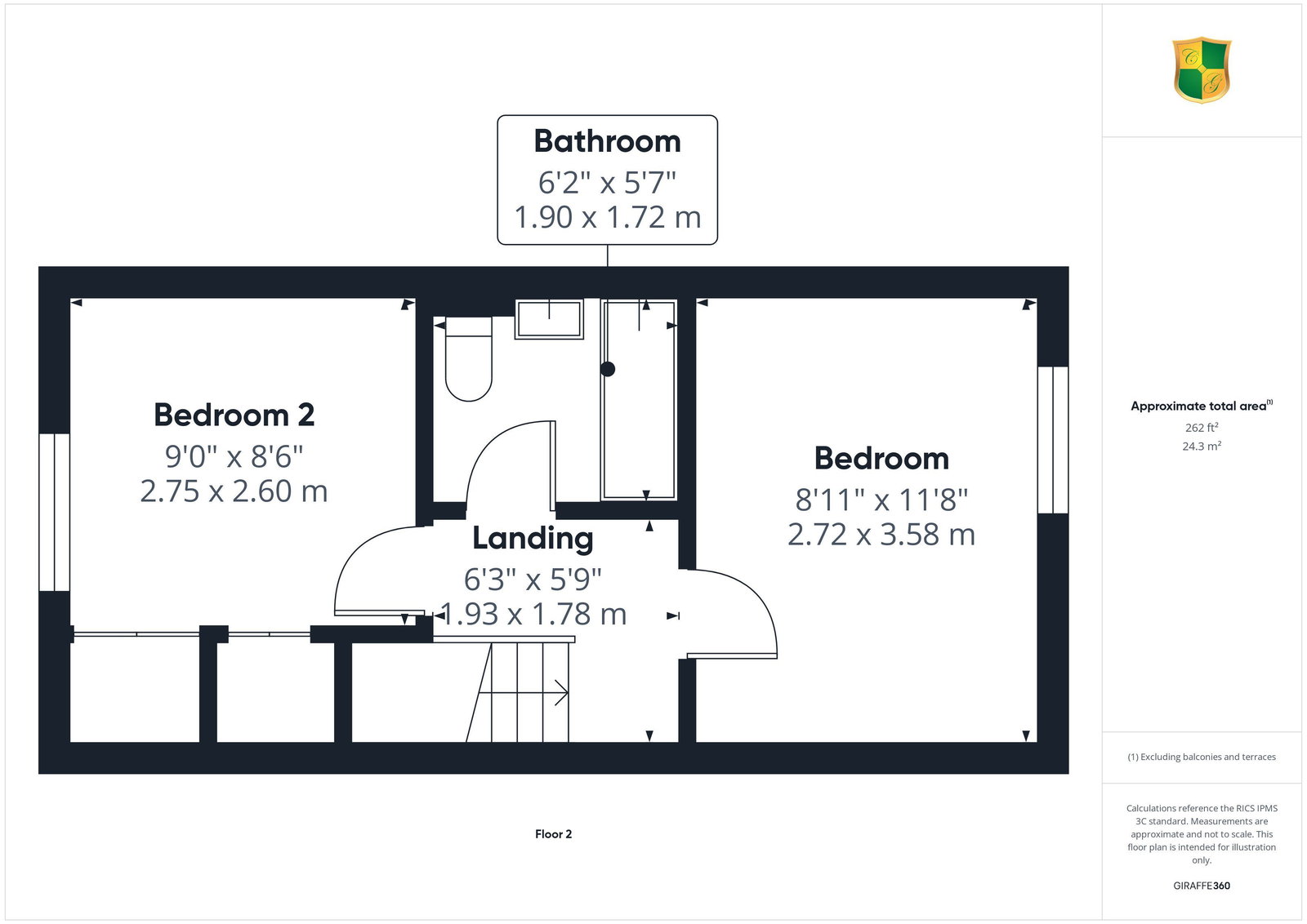 59, Kingslea, Horsham floorplan