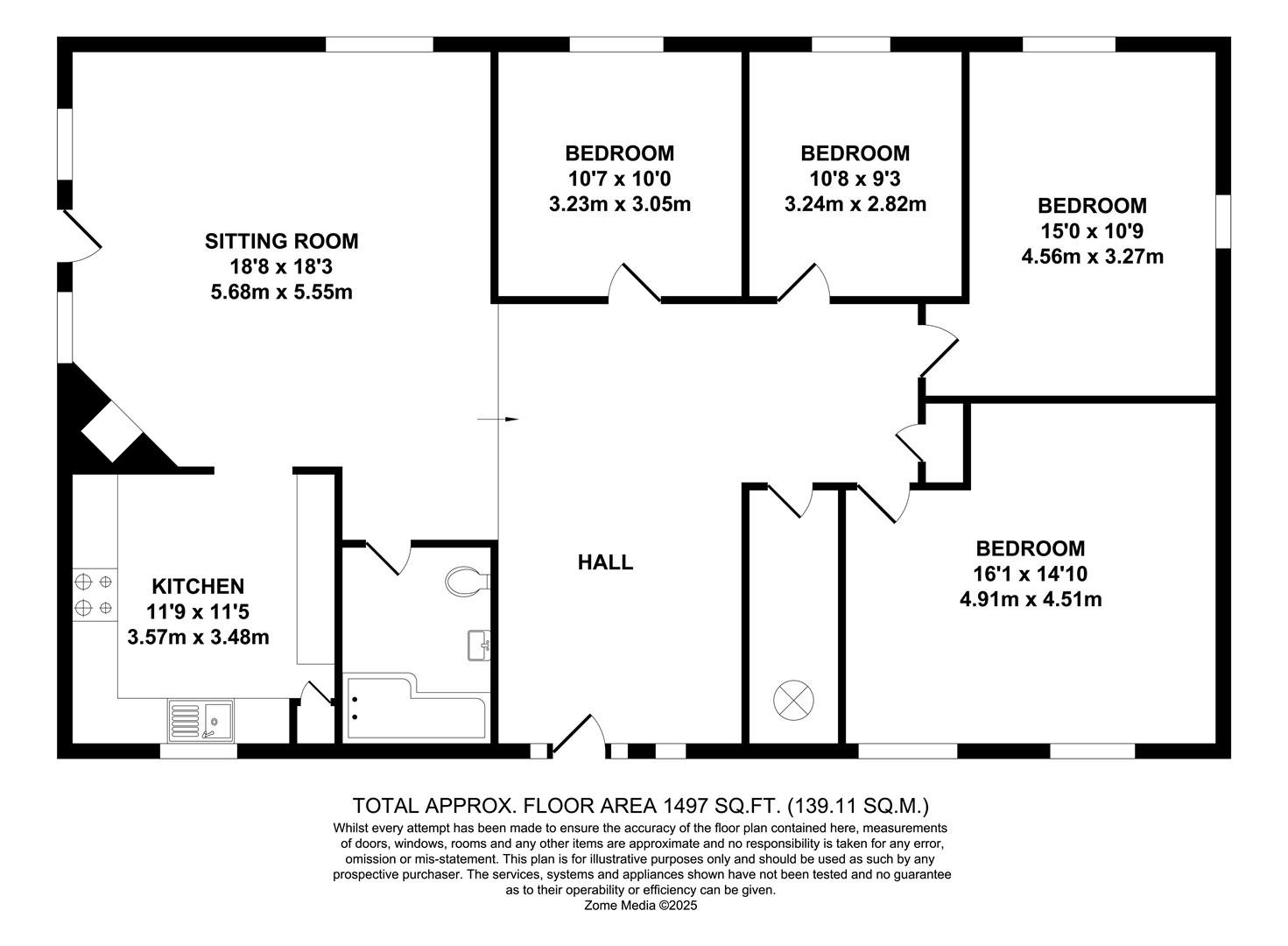 Bosra Sham, Easterfields, East Malling West Malling floorplan
