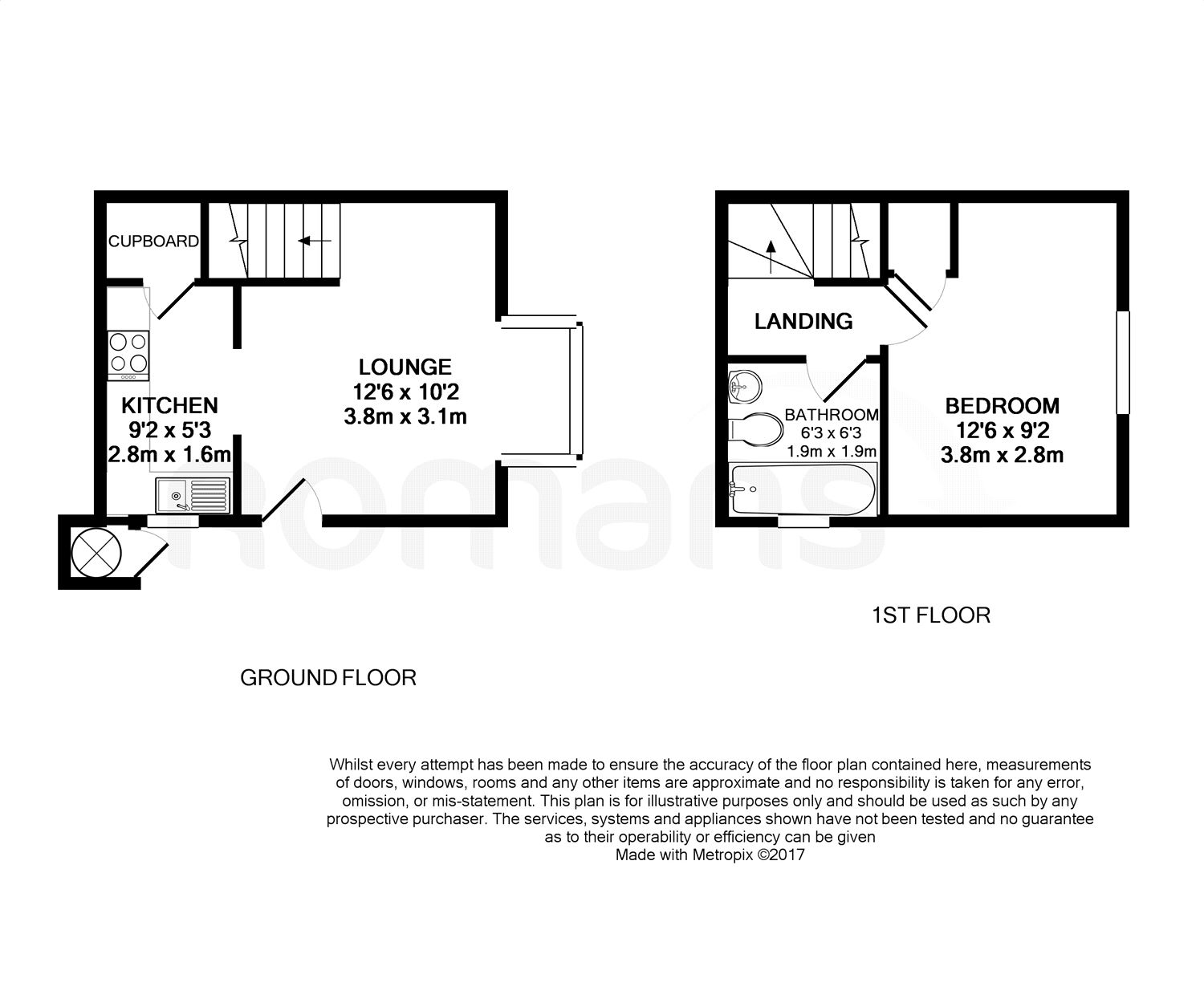 Langtons Meadow, Farnham Common, Slough SL2, 1 bedroom end terrace