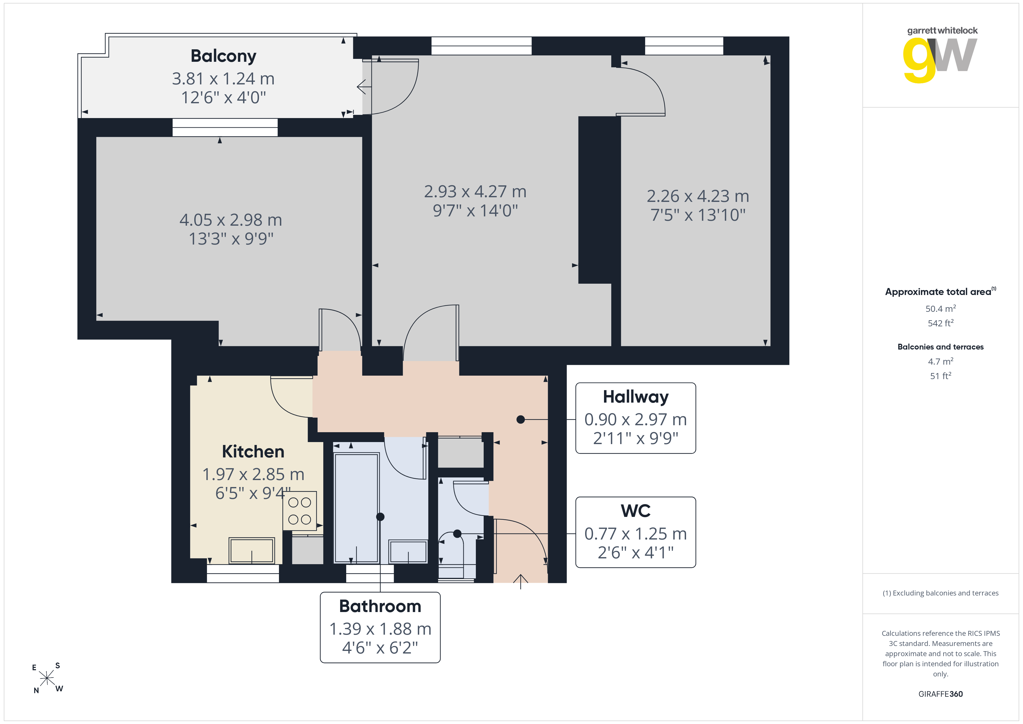 Tenterden House, Kinglake Street floorplan