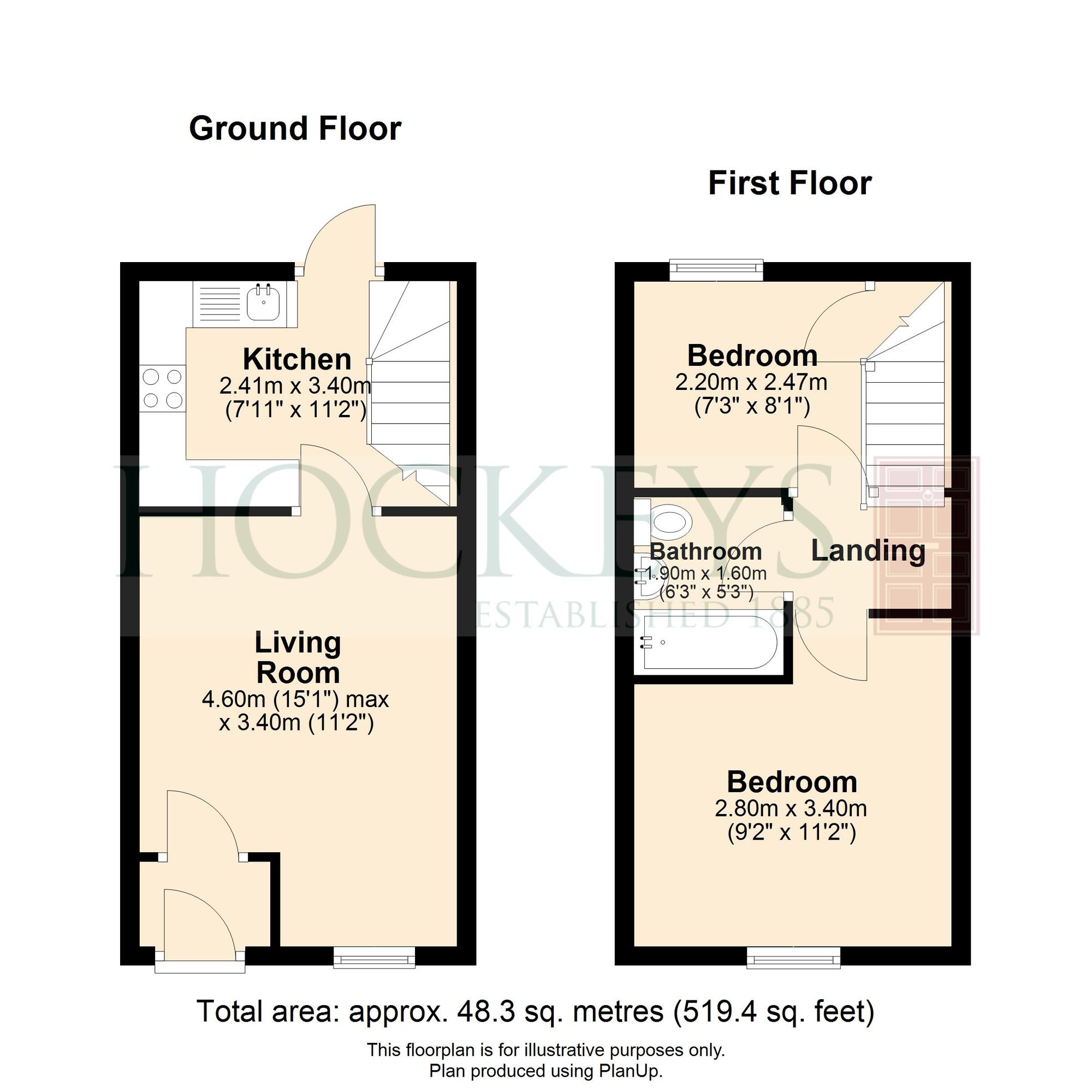 115 Orchard Row, Ely floorplan