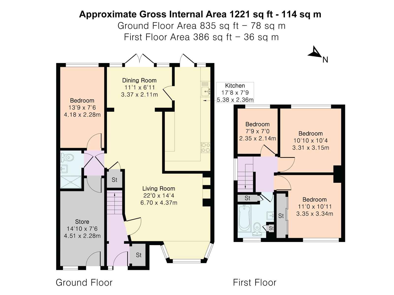 8, Cherry Tree Road, Oxfordshire floorplan
