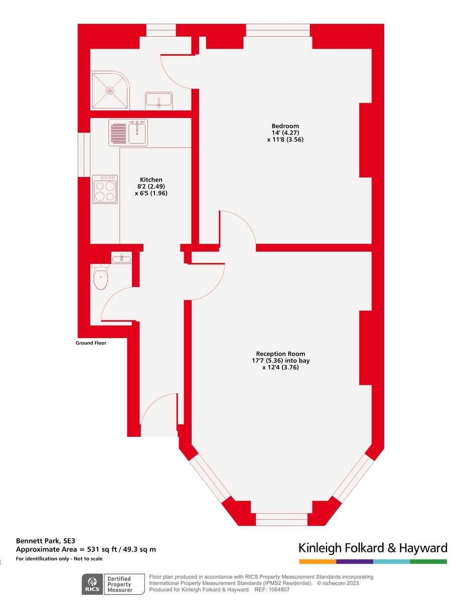 C, 1, Bennett Park, London floorplan
