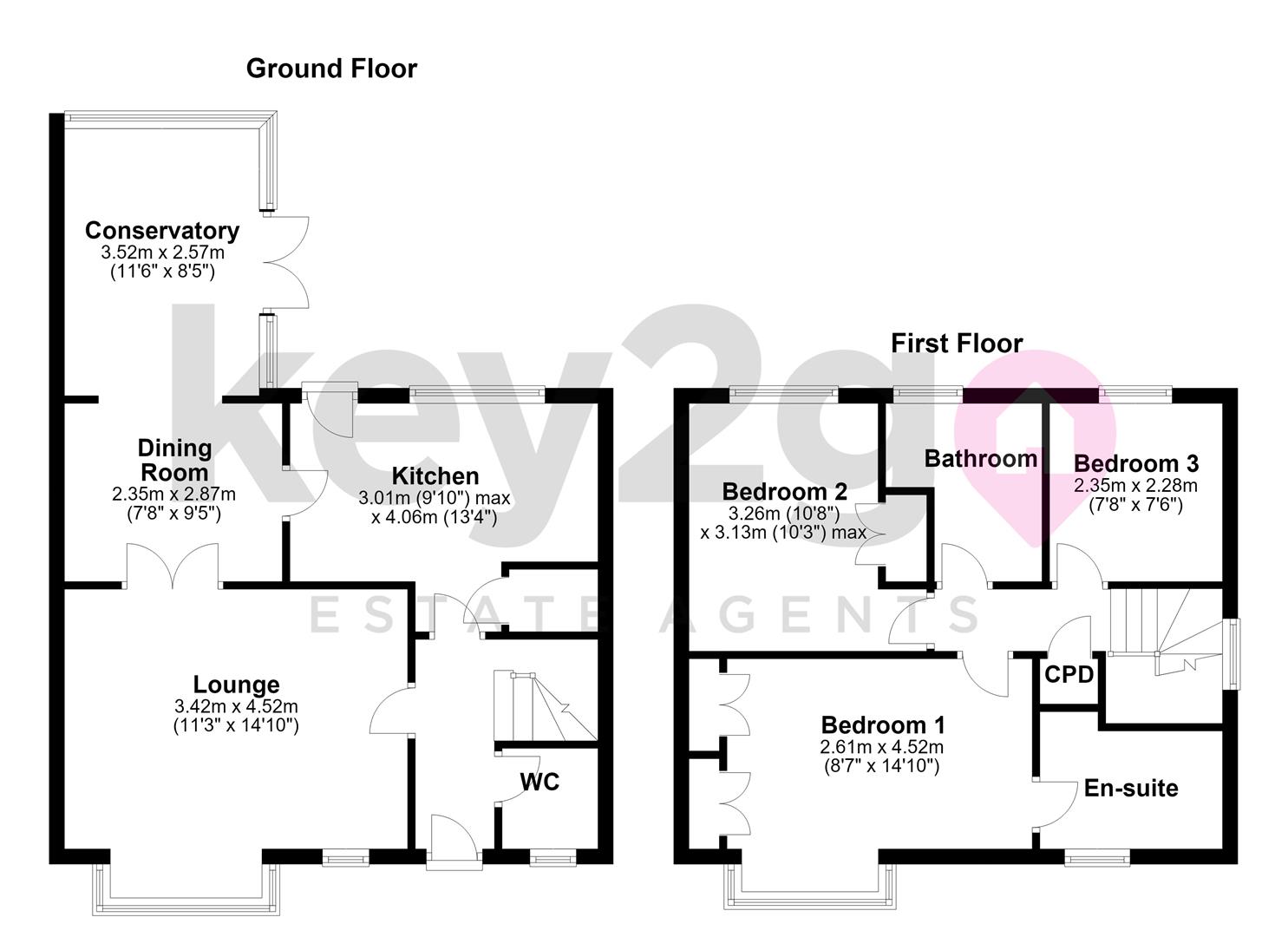 Deepwell Avenue, Sheffield floorplan