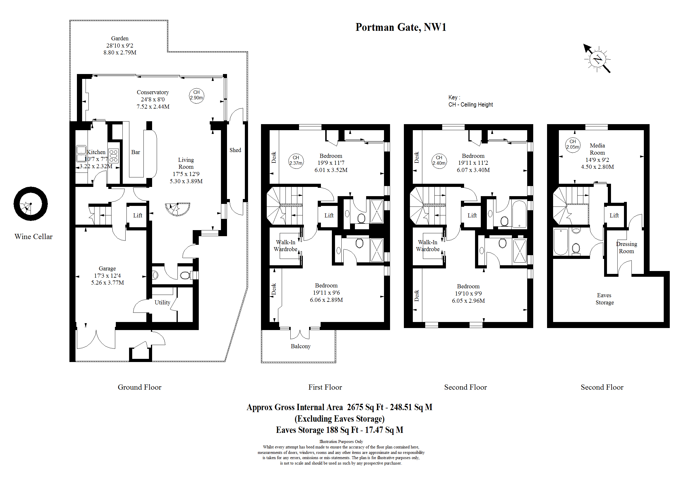 12A Portman Gate 41, Broadley Terrace, London floorplan